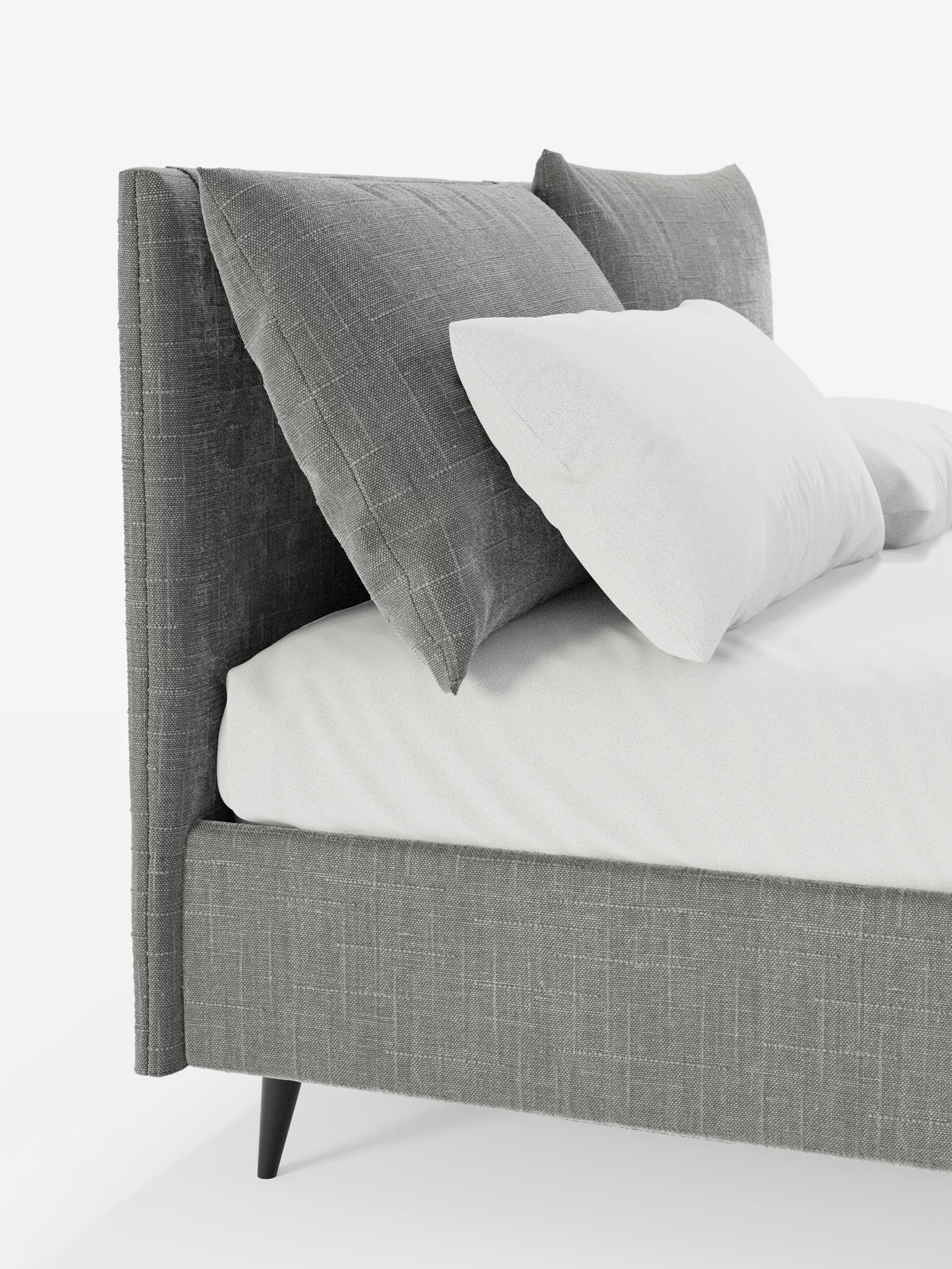 Elsa Letto Contenitore Imbottito sfoderabile in tessuto Kimono jacquard smacchiabile