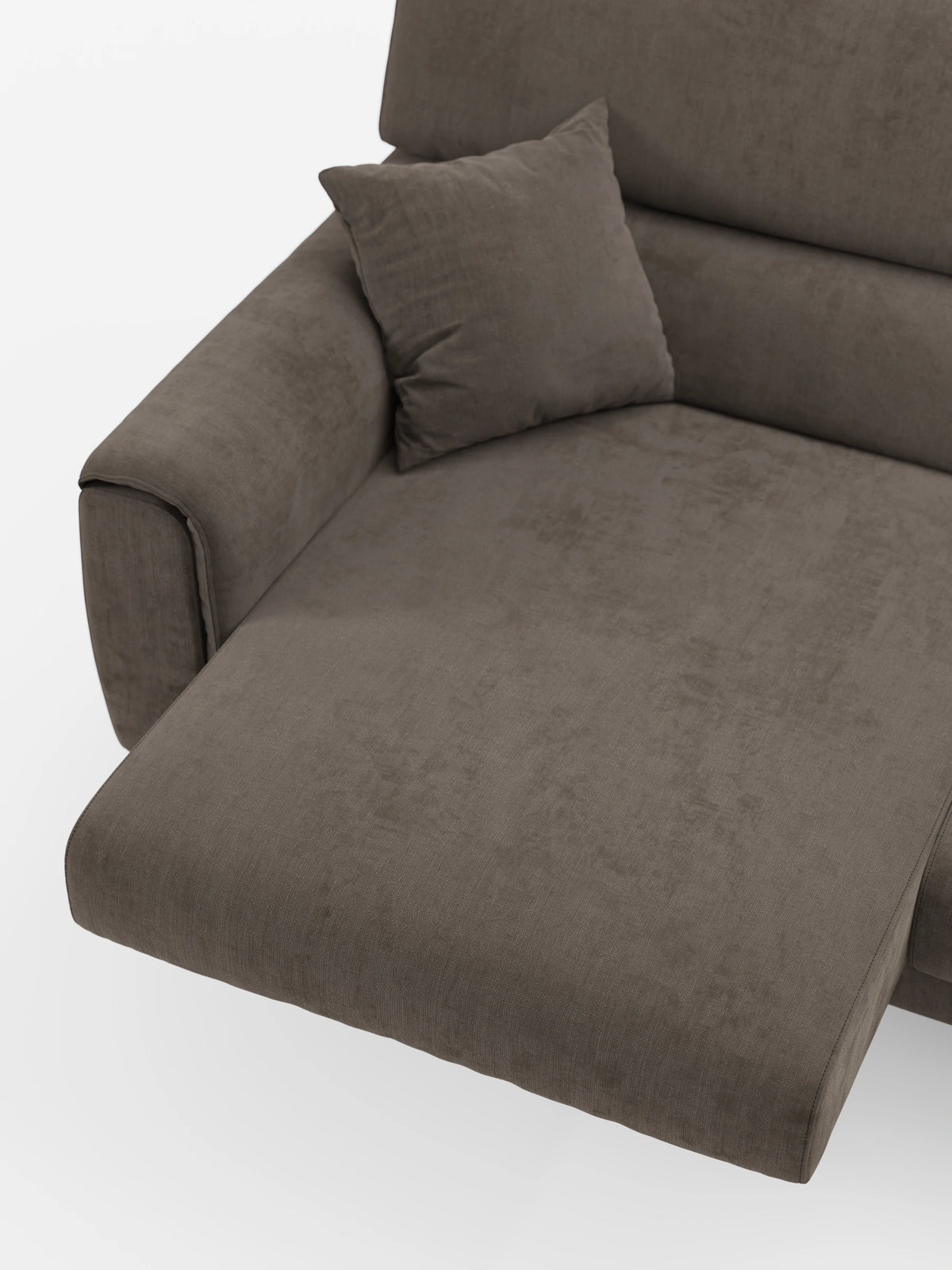 Caravaggio Sofa für 2 oder 3 Personen mit ausziehbaren Sitzen und verstellbaren Kopfstützen aus fleckenabweisendem Stoff