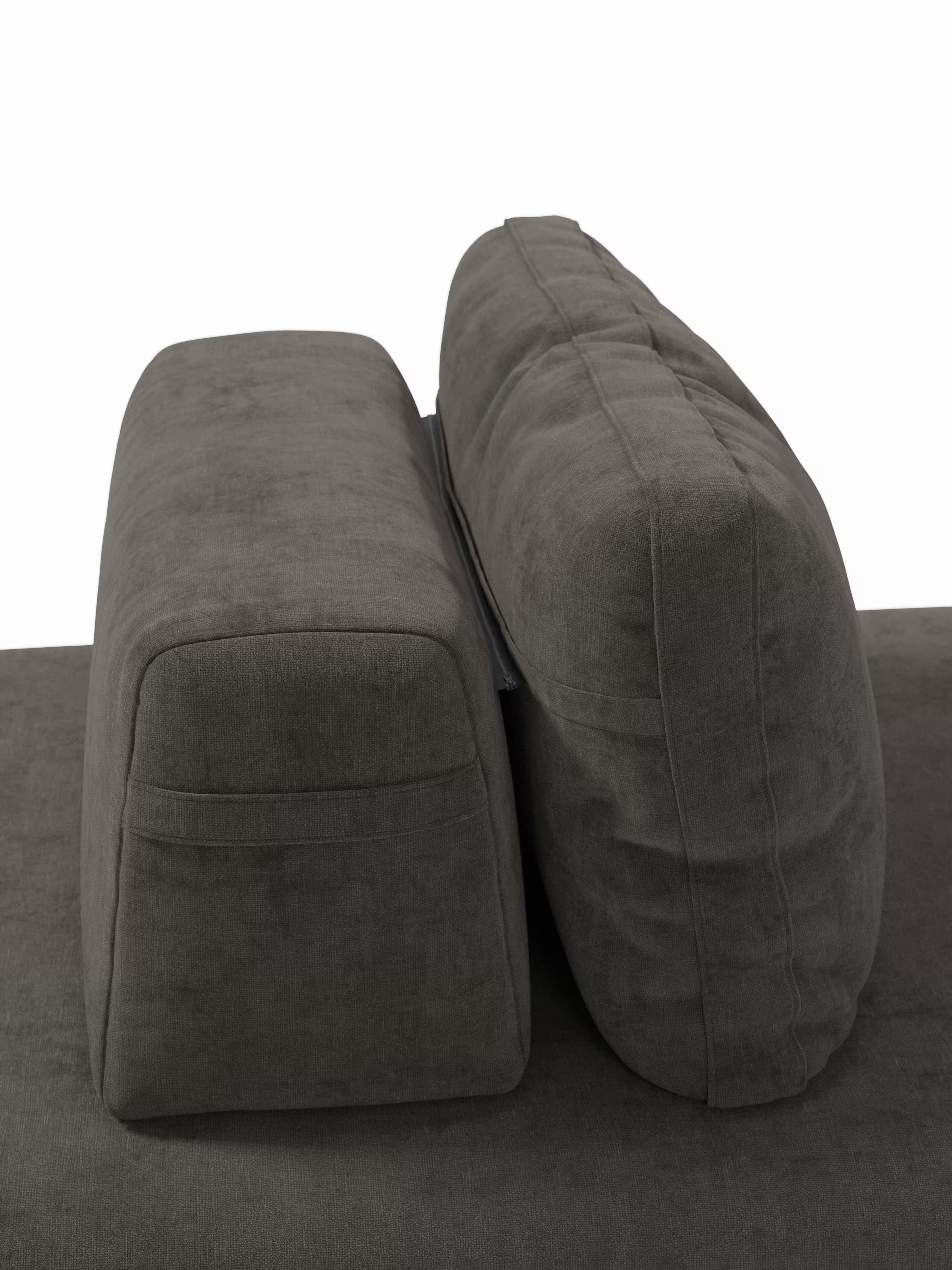 Rift Divano letto matrimoniale 3 posti moderno in tessuto smacchiabile – materasso 22 cm memory e schienali mobili