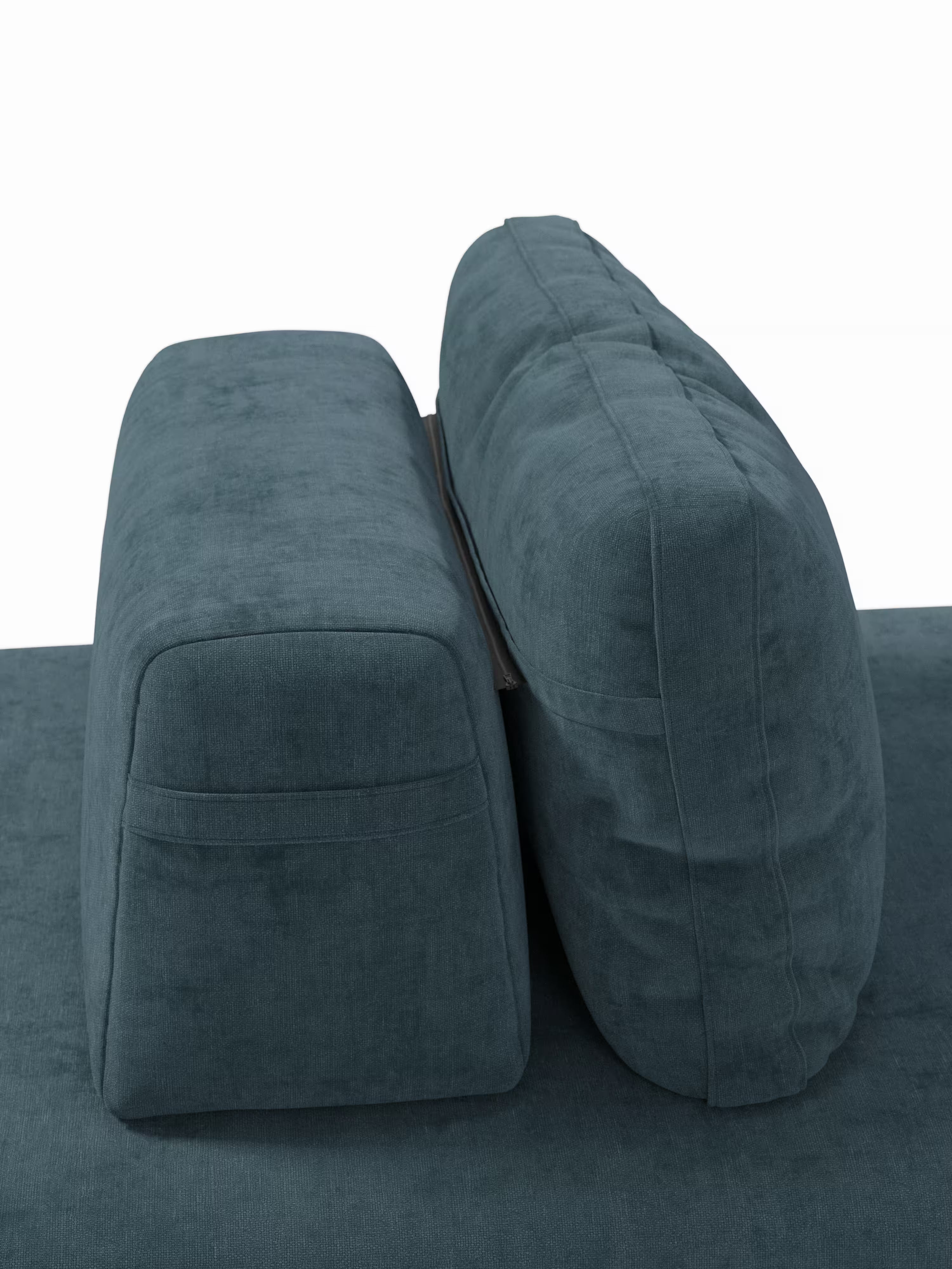 Rift Divano letto matrimoniale 3 posti moderno in tessuto smacchiabile – materasso 22 cm memory e schienali mobili