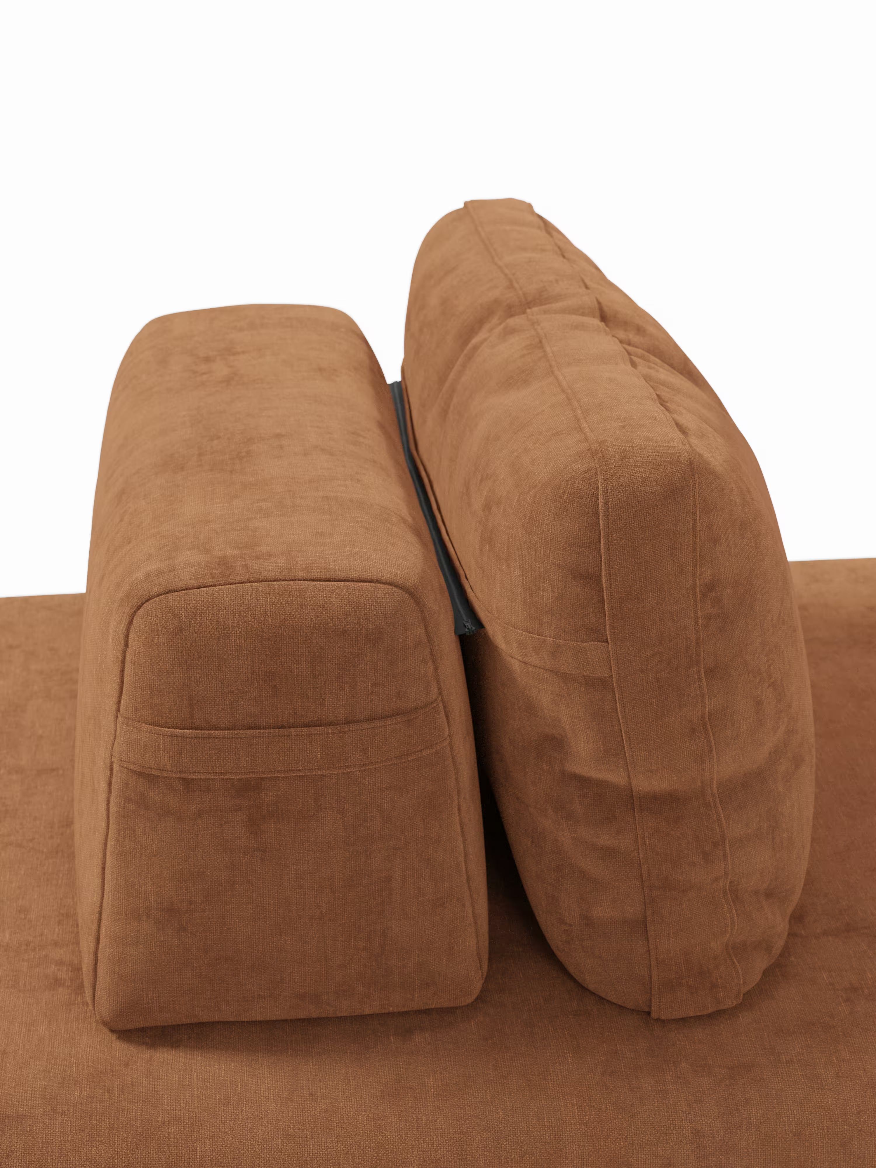 Rift Divano letto matrimoniale 3 posti moderno in tessuto smacchiabile – materasso 22 cm memory e schienali mobili