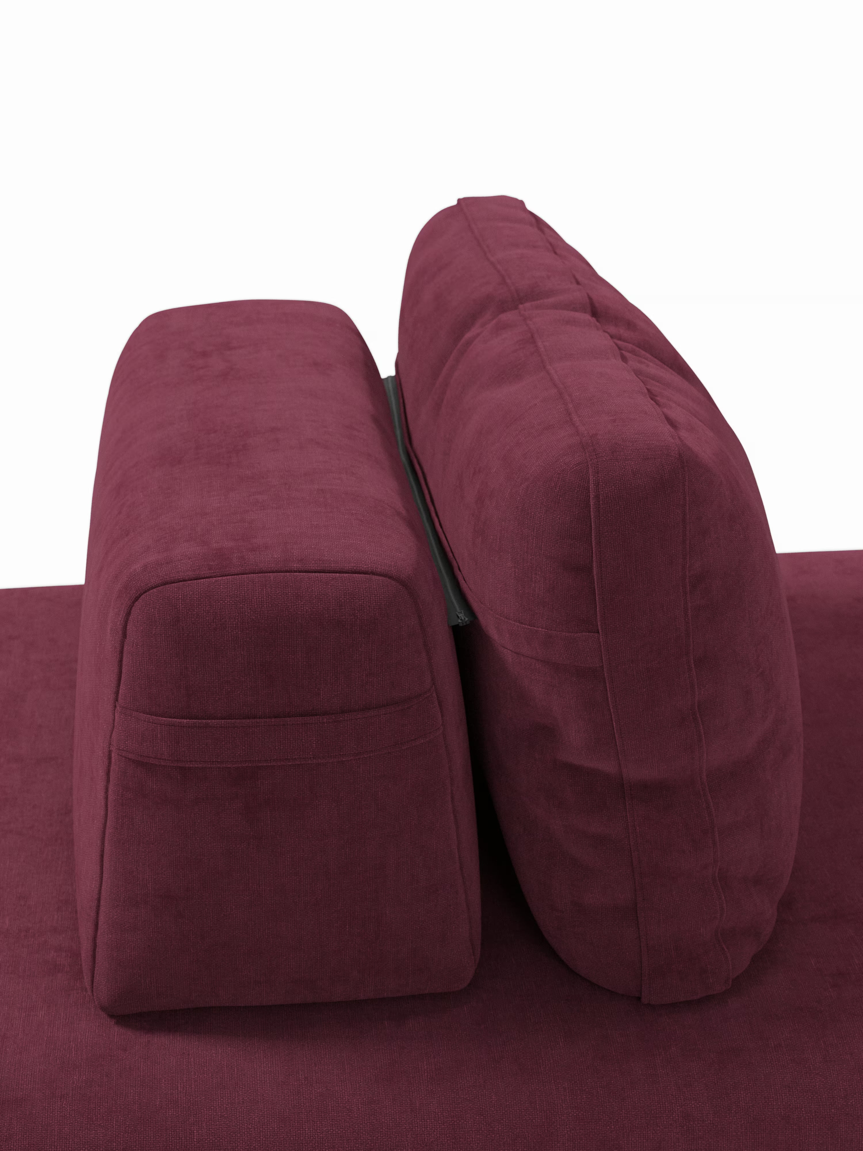 Rift Divano letto matrimoniale 3 posti moderno in tessuto smacchiabile – materasso 22 cm memory e schienali mobili
