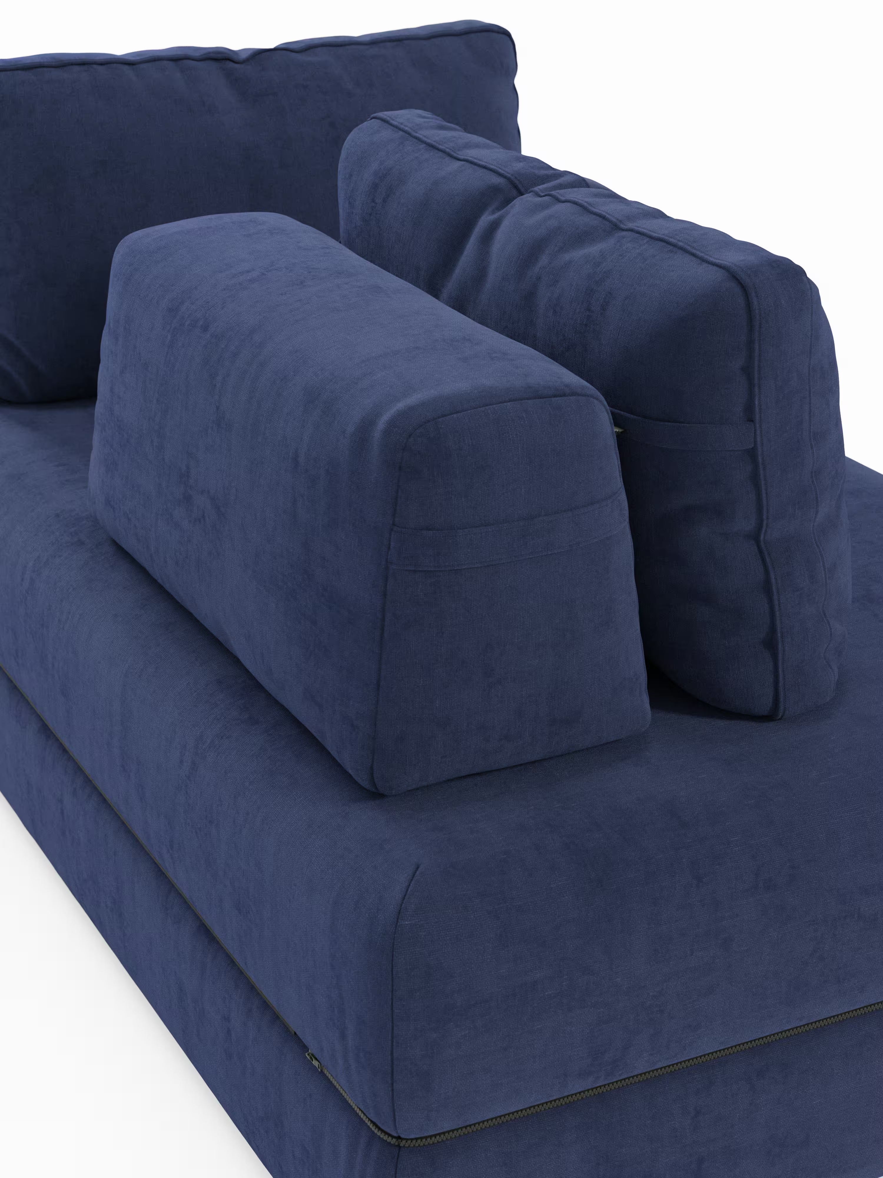 Rift Divano letto matrimoniale 3 posti moderno in tessuto smacchiabile – materasso 22 cm memory e schienali mobili