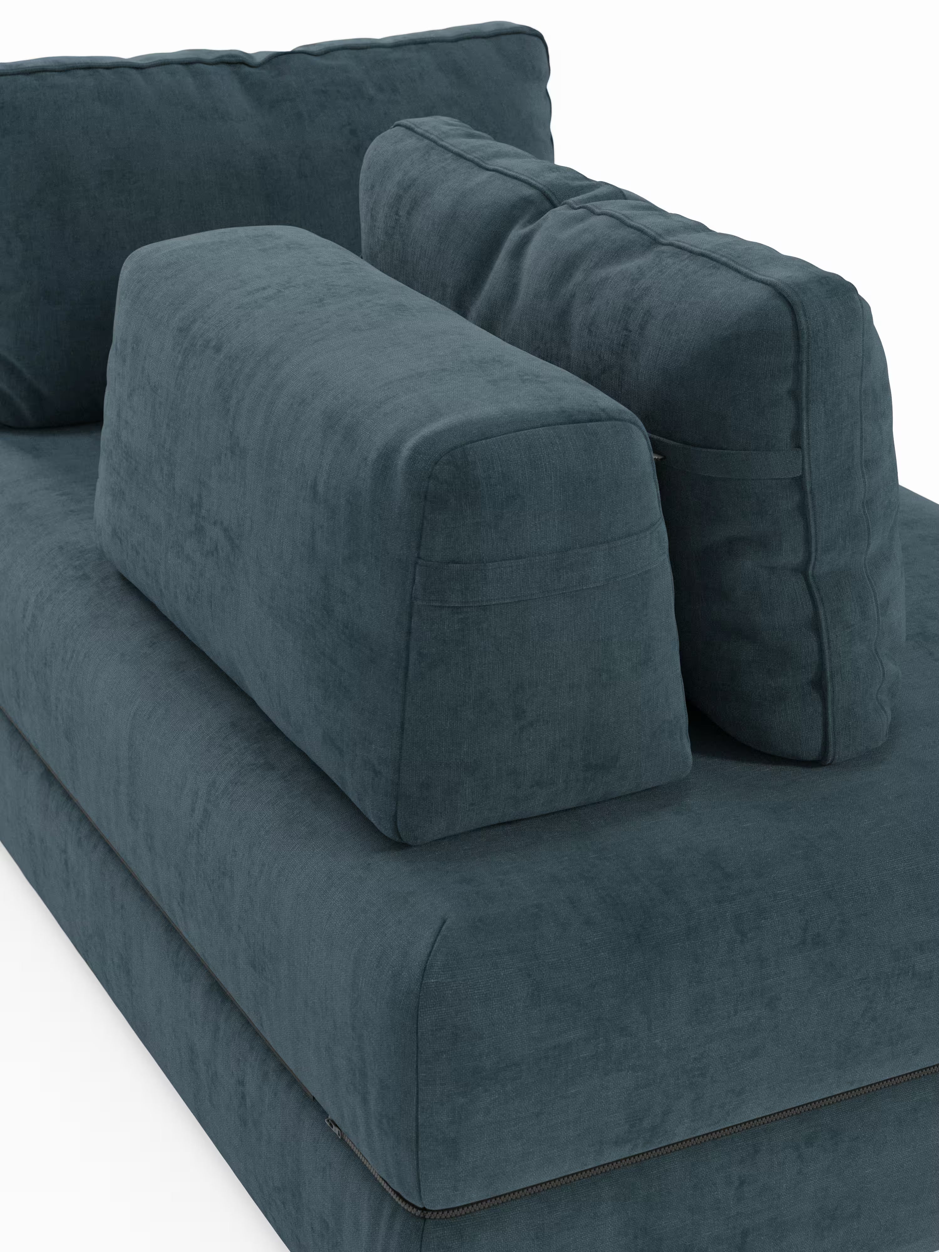Rift Divano letto matrimoniale 3 posti moderno in tessuto smacchiabile – materasso 22 cm memory e schienali mobili