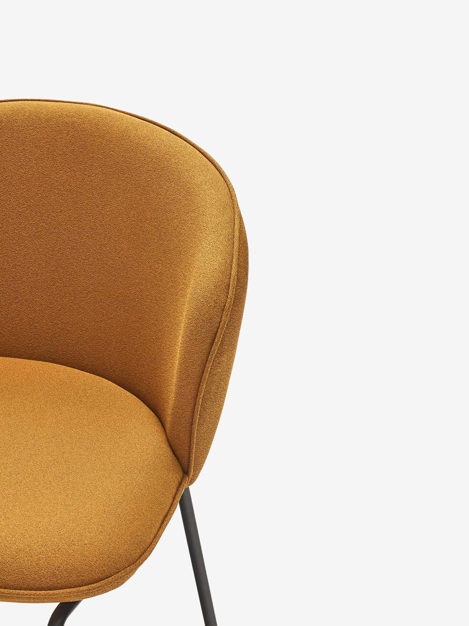 Add Chaise rembourrée en tissu recyclé et écoresponsable au design ergonomique
