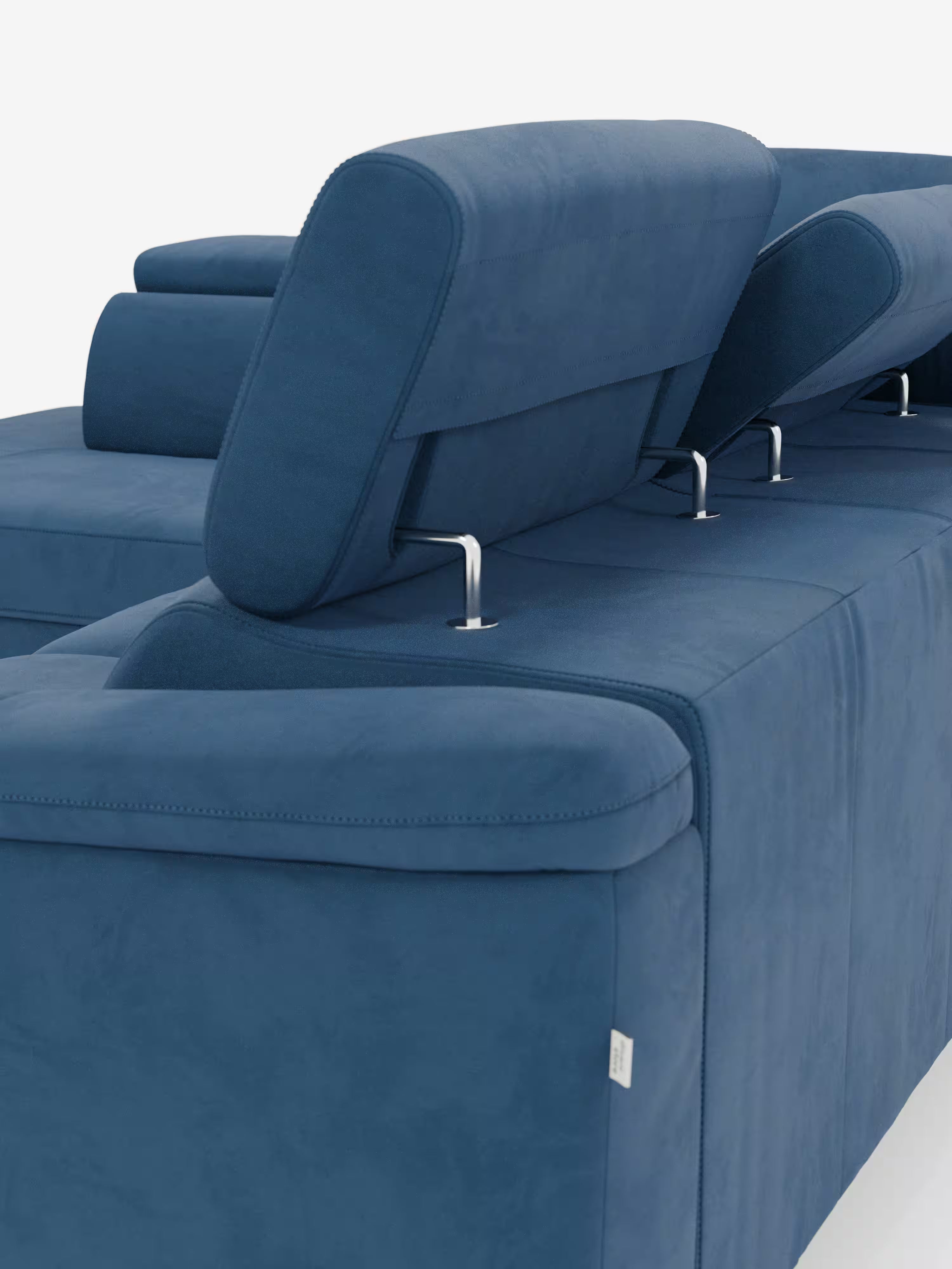 Arcos sofá rinconero con reposacabezas reclinables – asientos extraíbles o relax eléctrico en microfibra antimanchas