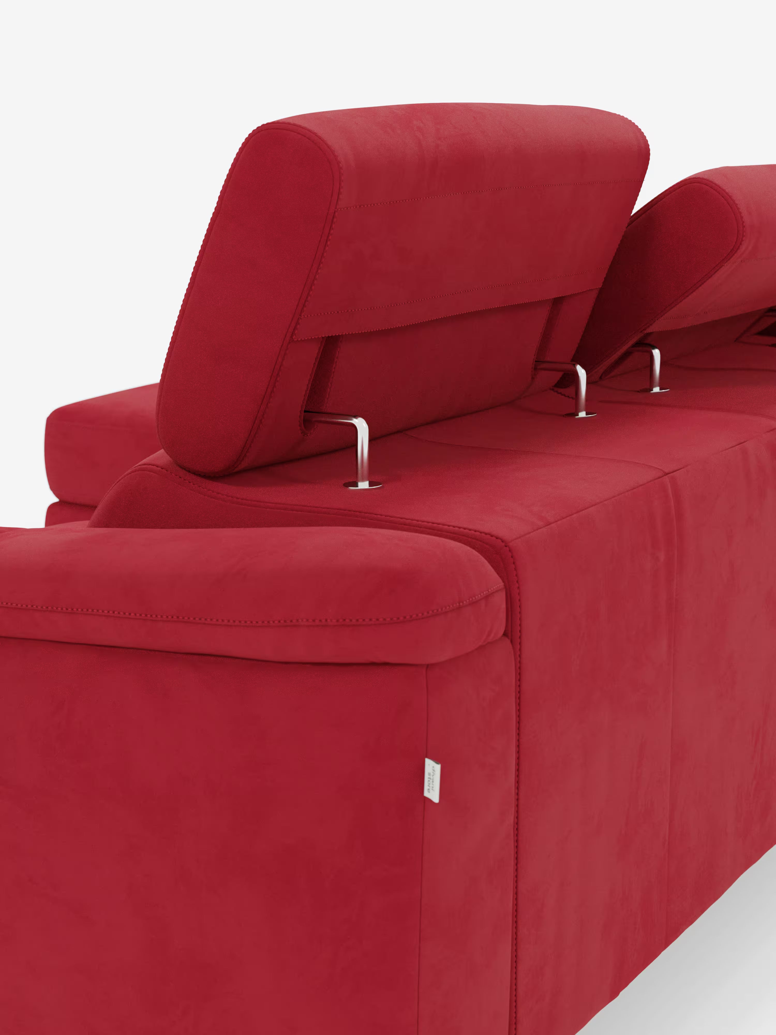 Arcos sofá con península – reposacabezas reclinables, asientos extraíbles o relax eléctrico en microfibra antimanchas