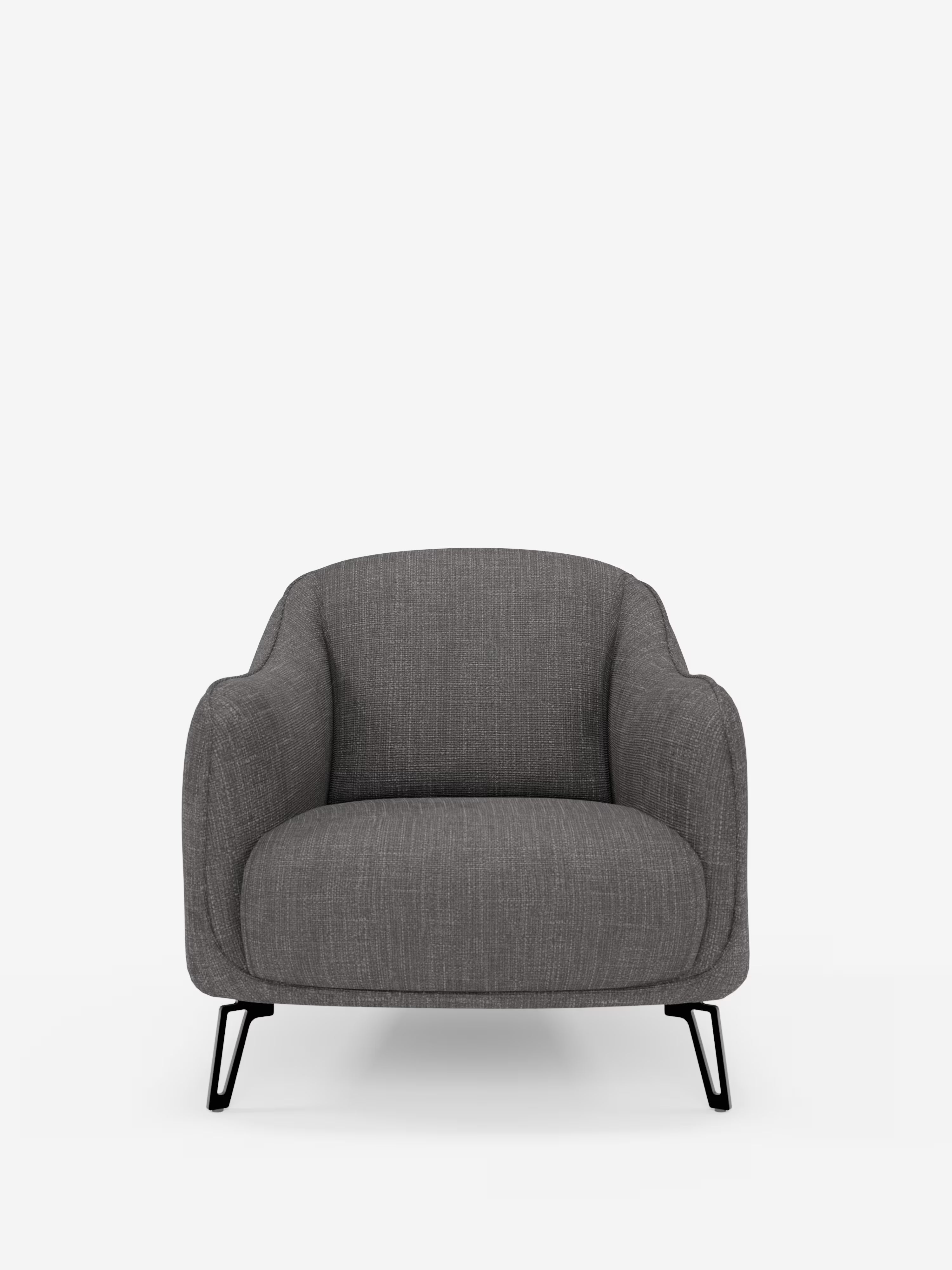 Avela poltroncina moderna dal comfort avvolgente in tessuto impermeabile