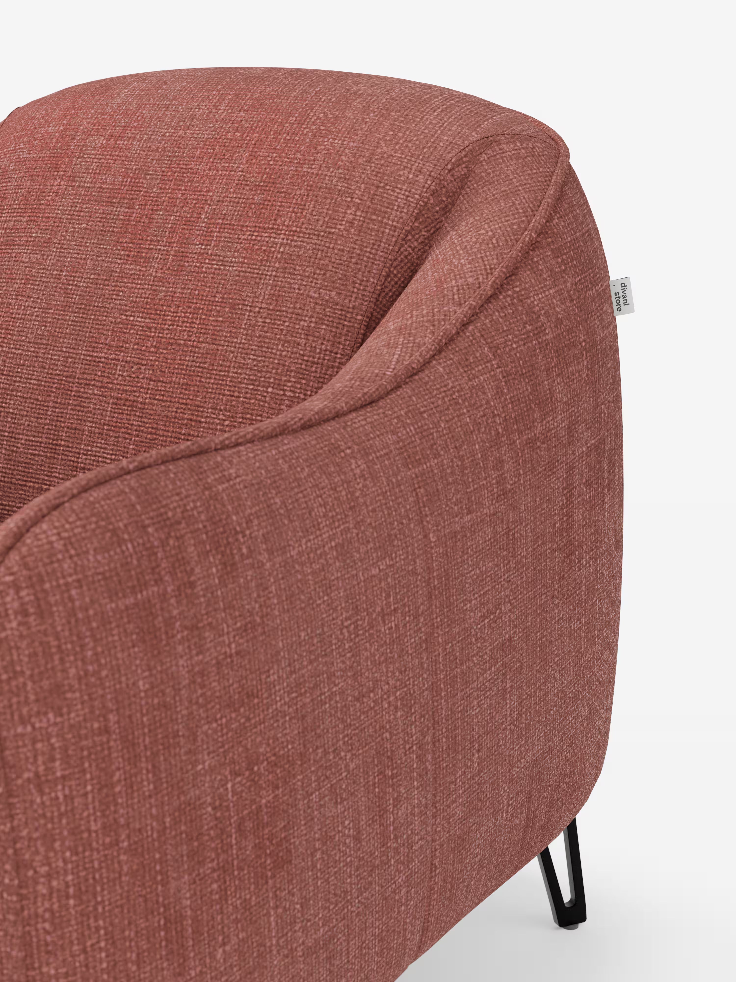 Avela poltroncina moderna dal comfort avvolgente in tessuto impermeabile