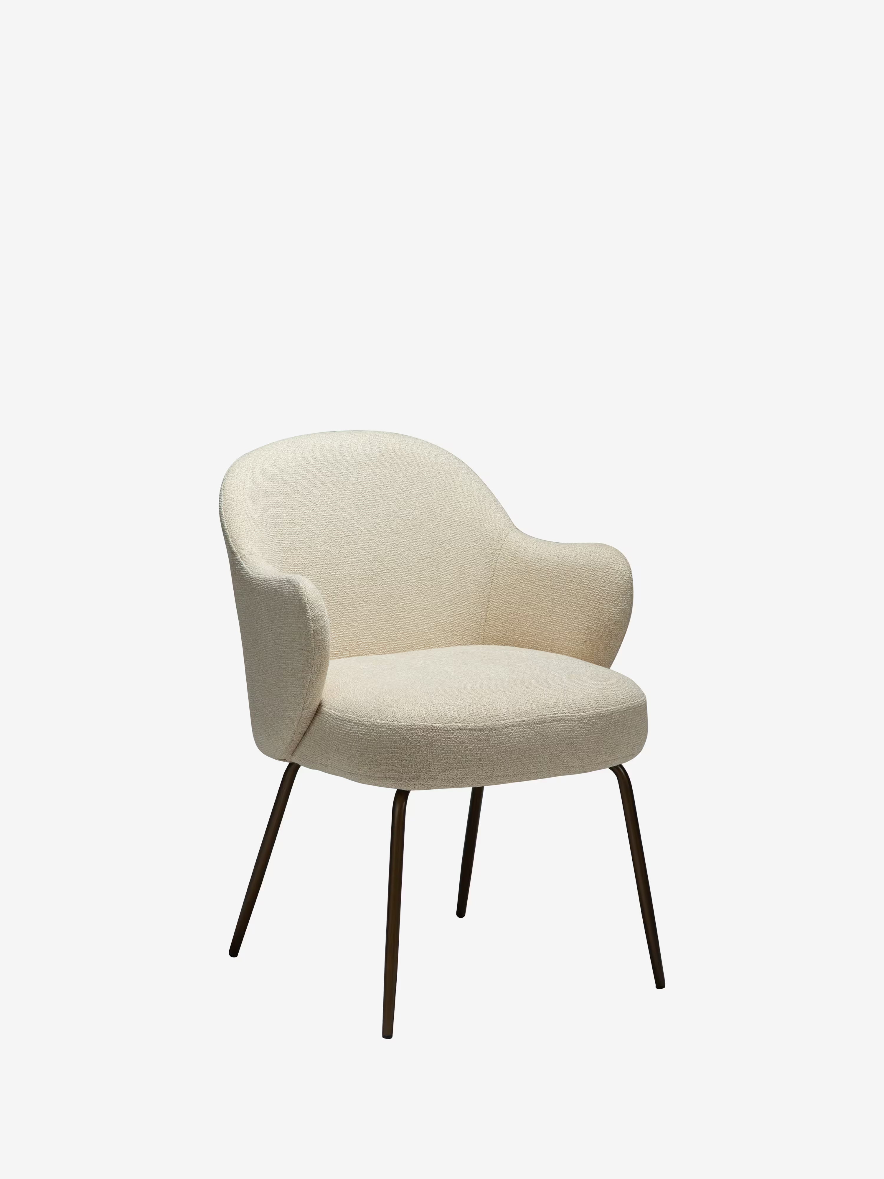 Bae Chaise en bouclé à ressorts ensachés – Élégance douce, confort supérieur