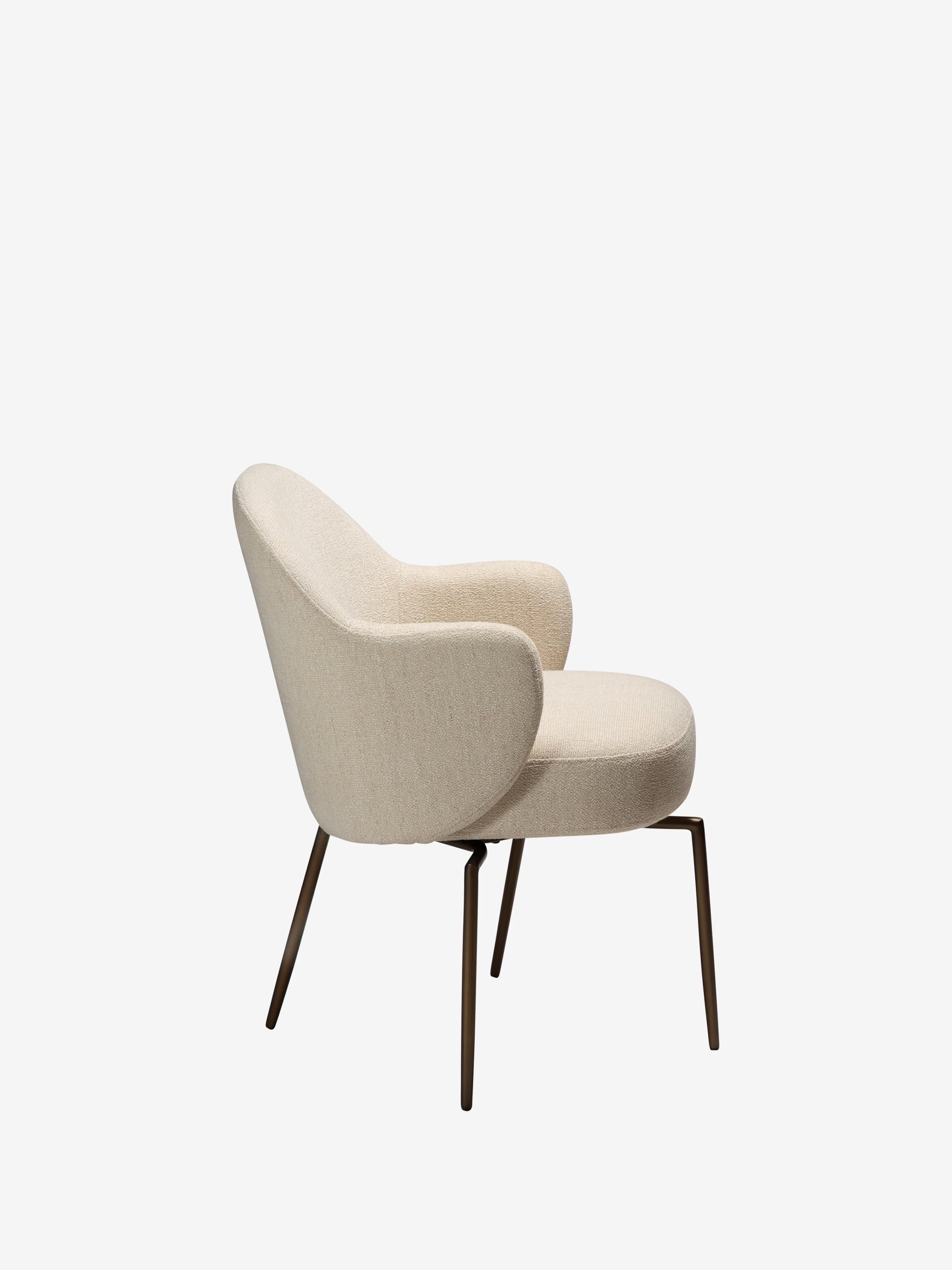 Bae Chaise pivotante en bouclé – Confort supérieur avec base à retour automatique