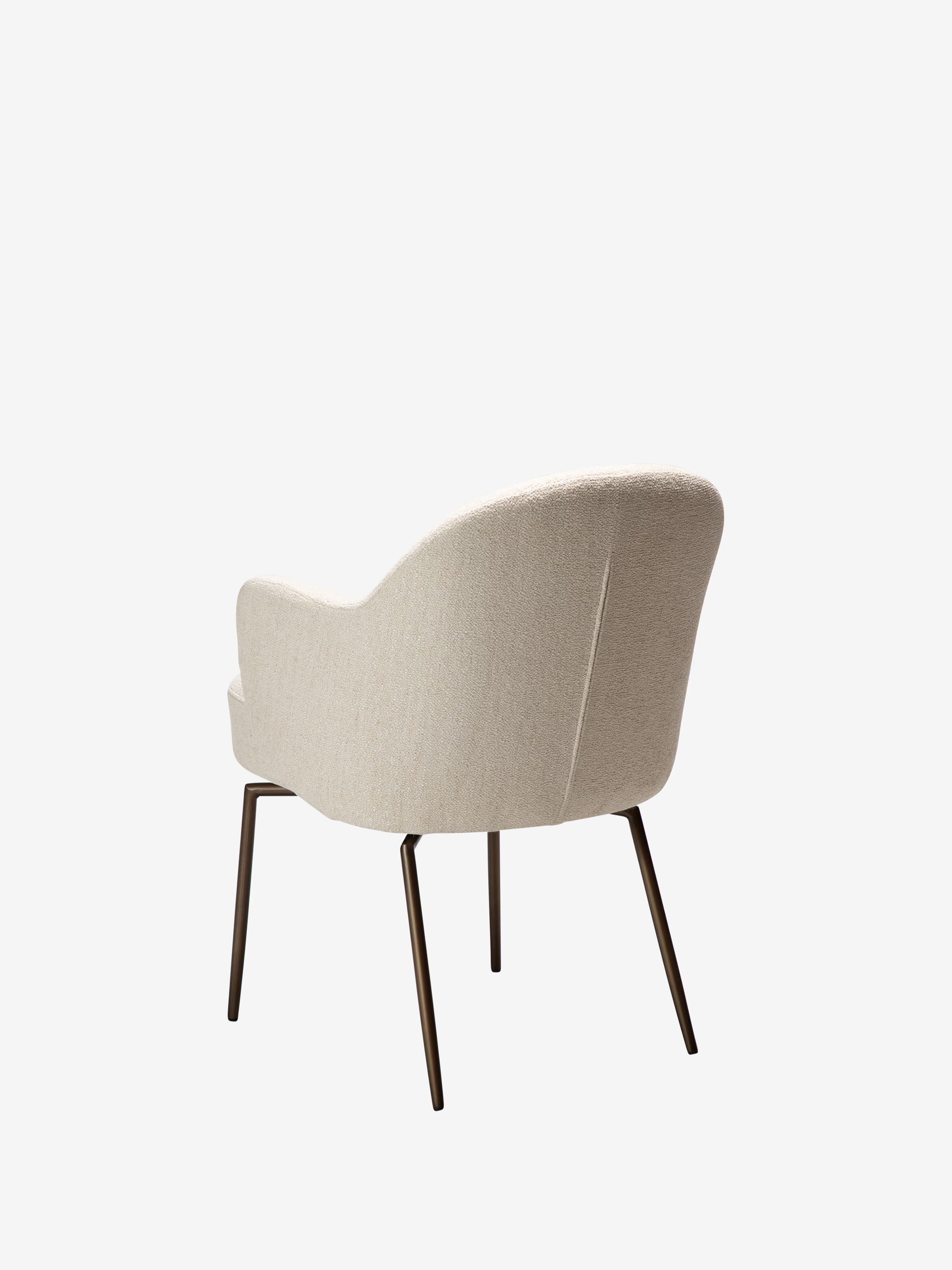 Bae Chaise pivotante en bouclé – Confort supérieur avec base à retour automatique
