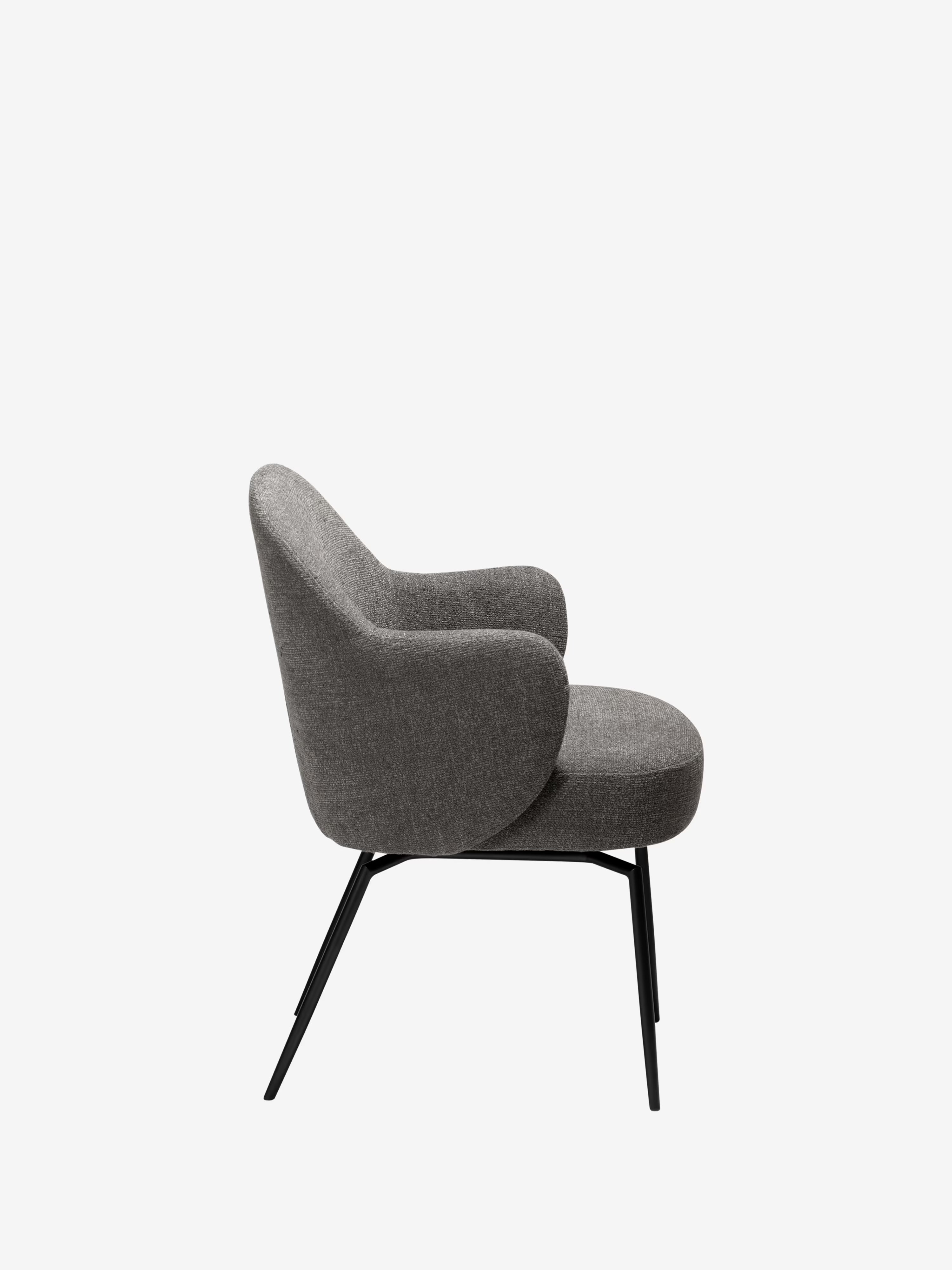 Bae Chaise pivotante en bouclé – Confort supérieur avec base à retour automatique