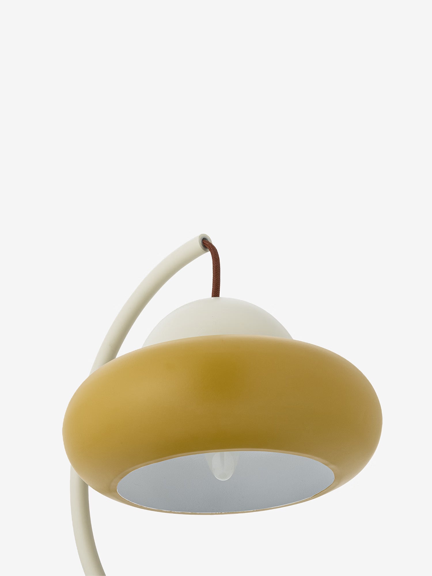 Bubble lámpara de mesa de metal color amarillo - elegante y con personalidad