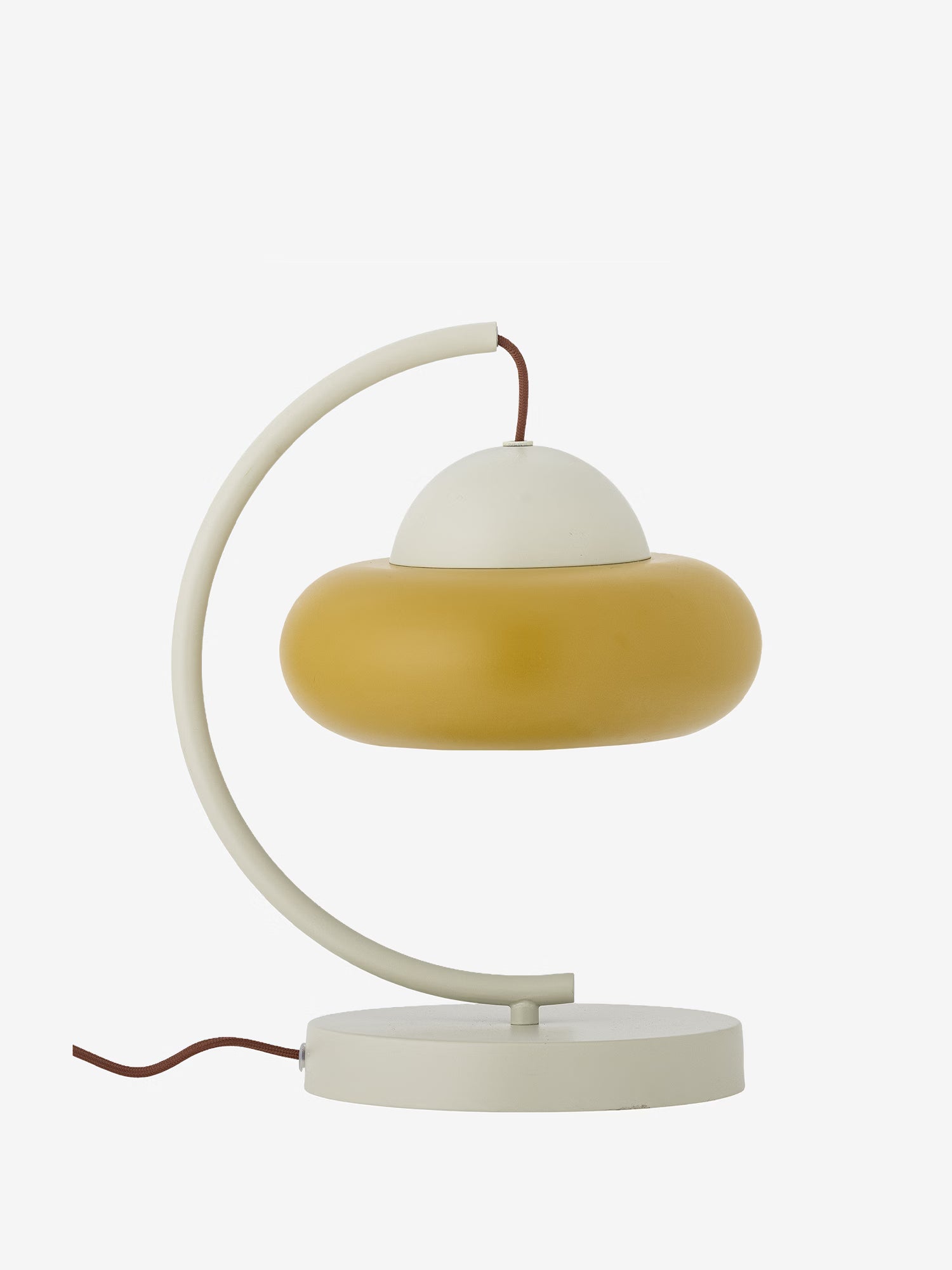 Bubble lámpara de mesa de metal color amarillo - elegante y con personalidad