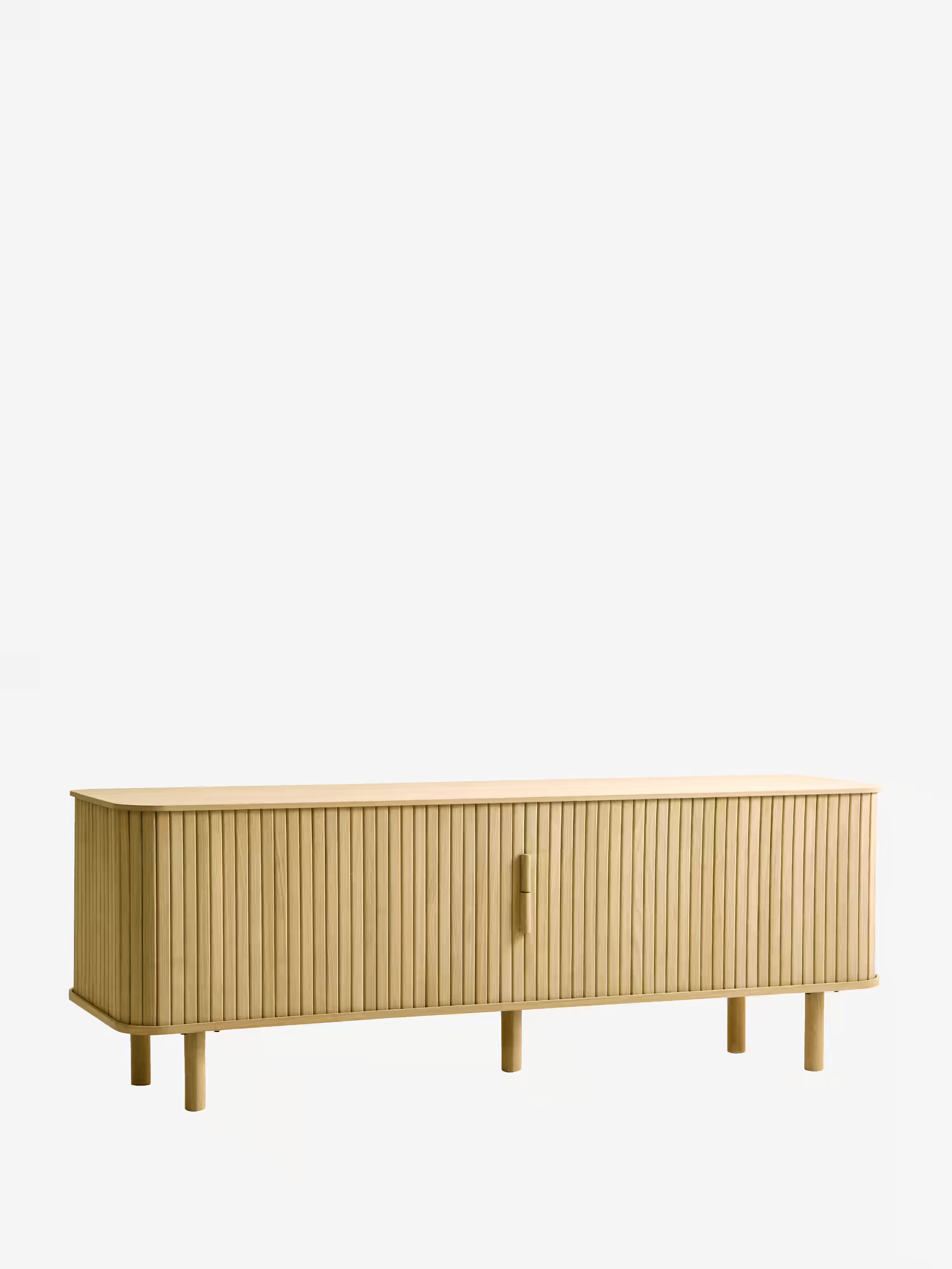 Cavo natural oak veneered TV unit | Scandinavian design 160 x 40 cm