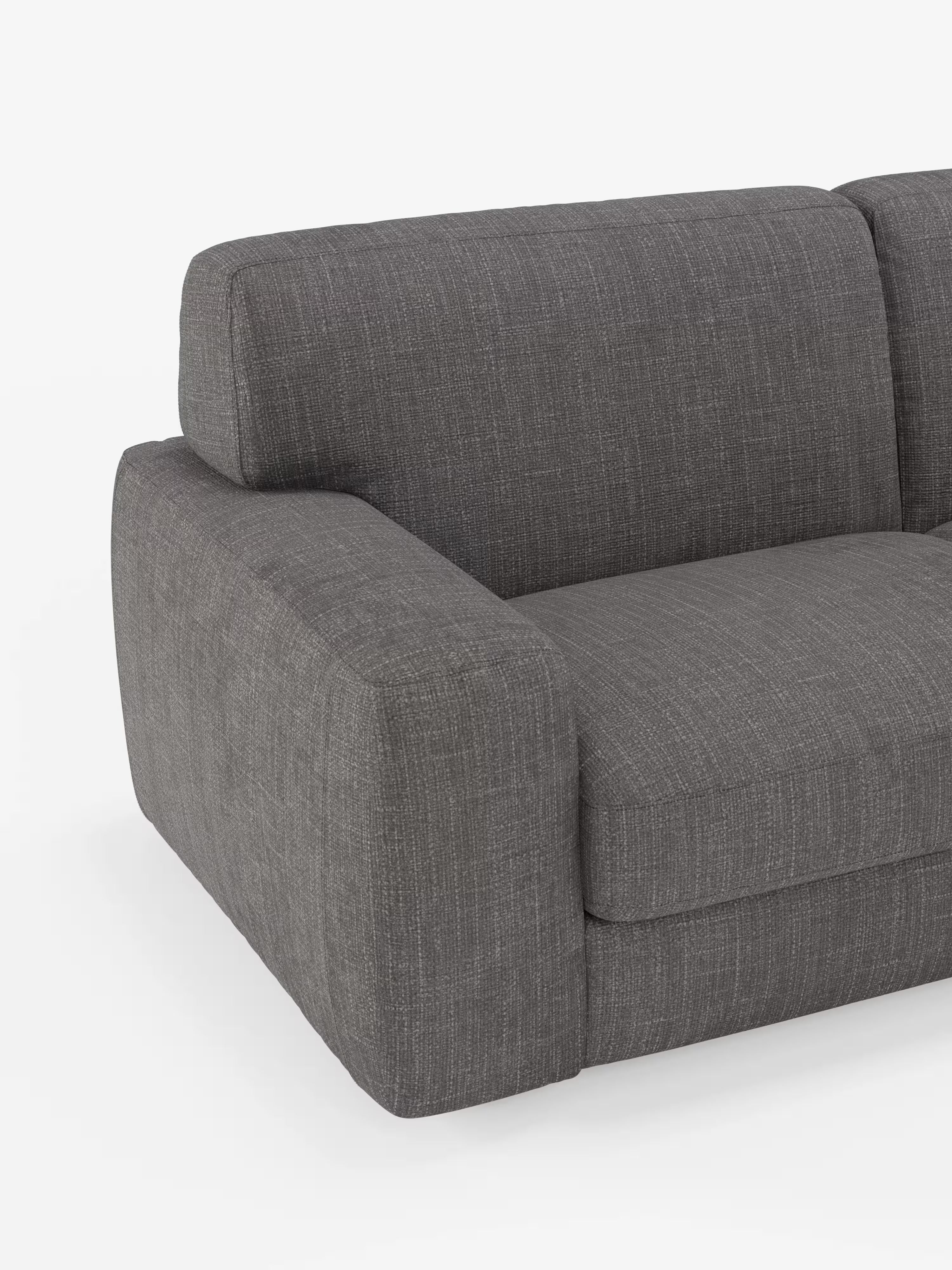Cloud Divano letto moderno con materasso alto 17 cm - 2 posti e 3 posti in tessuto impermeabile