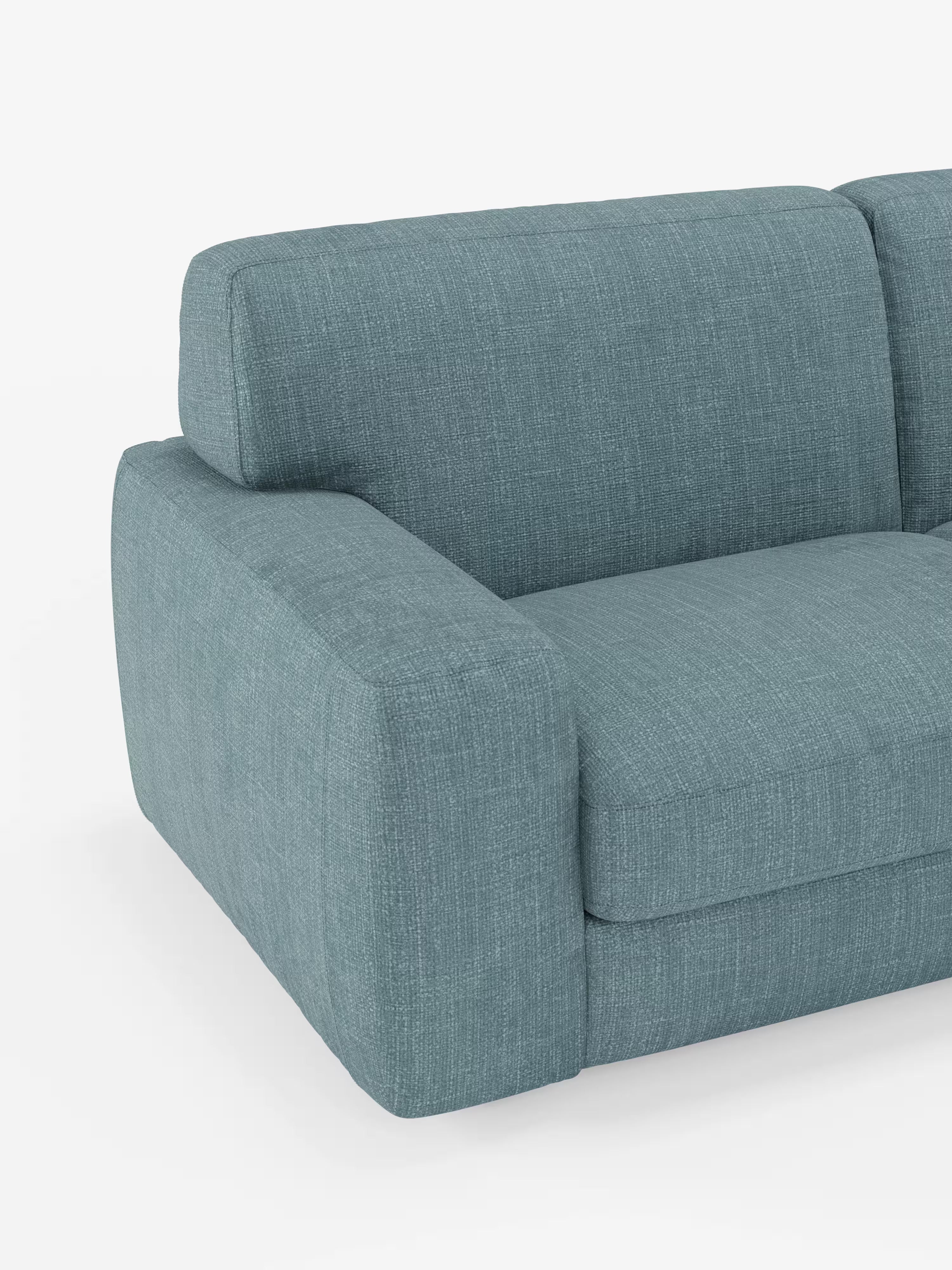 Cloud Divano letto moderno con materasso alto 17 cm - 2 posti e 3 posti in tessuto impermeabile