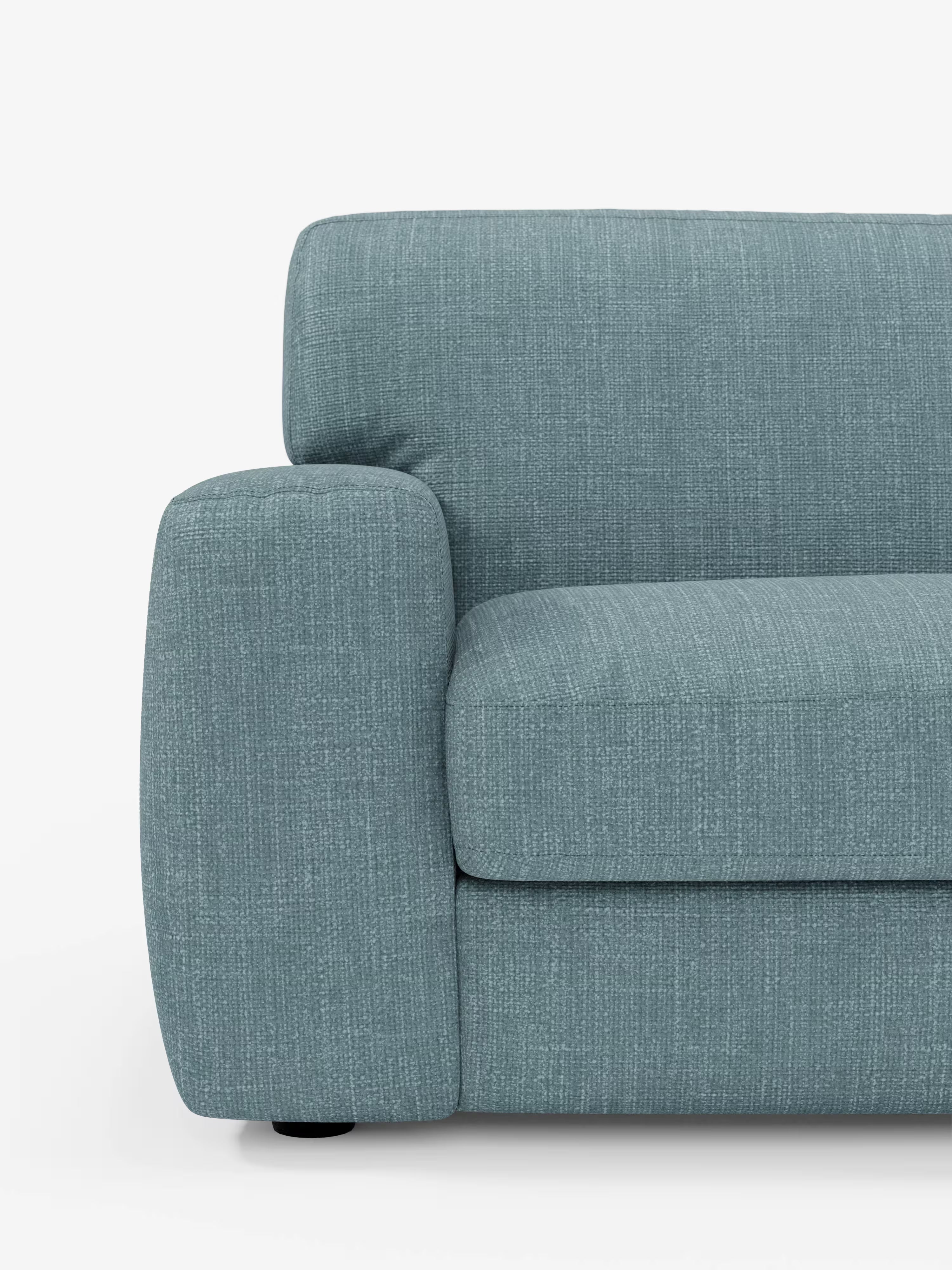 Cloud Divano letto moderno con materasso alto 17 cm - 2 posti e 3 posti in tessuto impermeabile