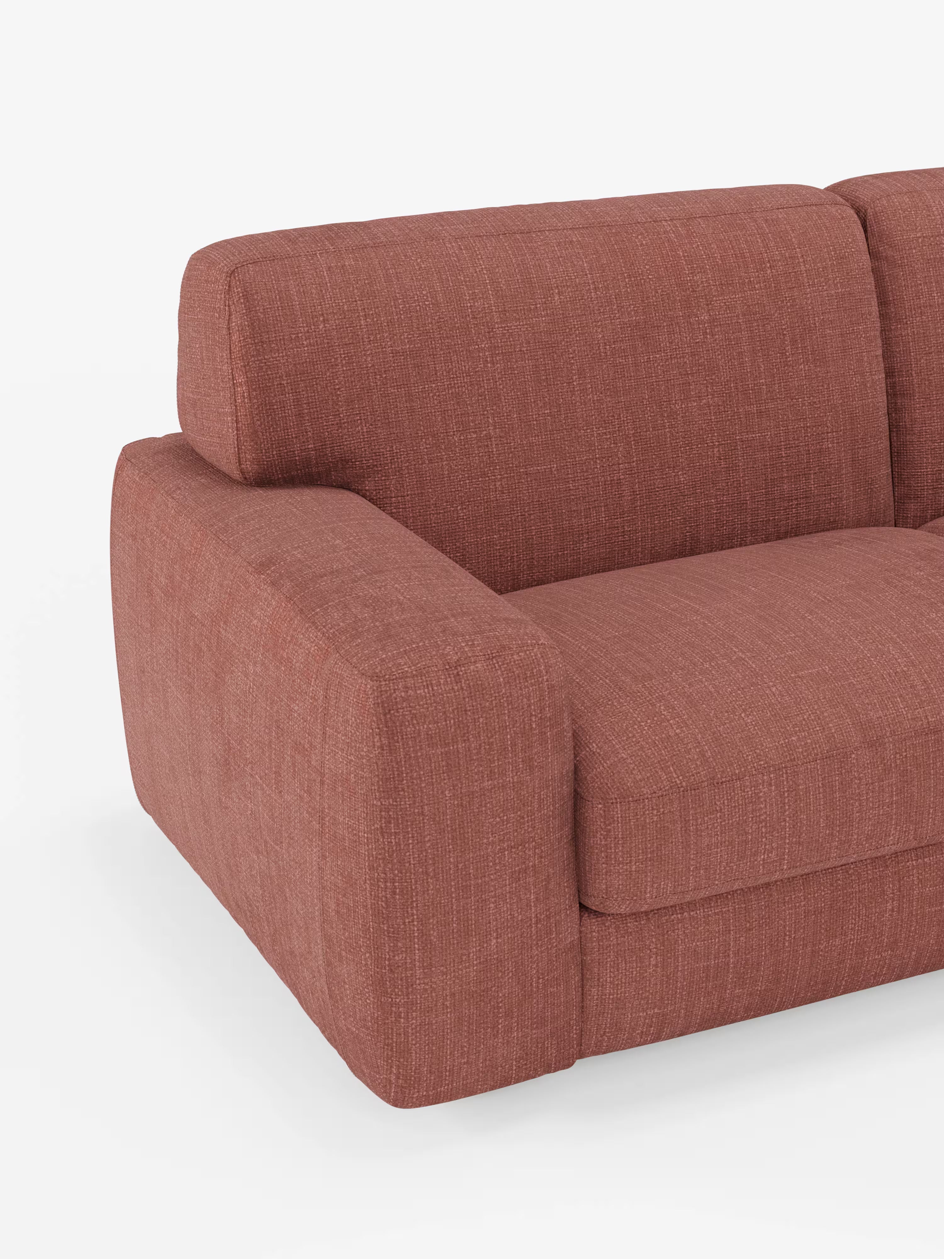 Cloud Divano letto moderno con materasso alto 17 cm - 2 posti e 3 posti in tessuto impermeabile