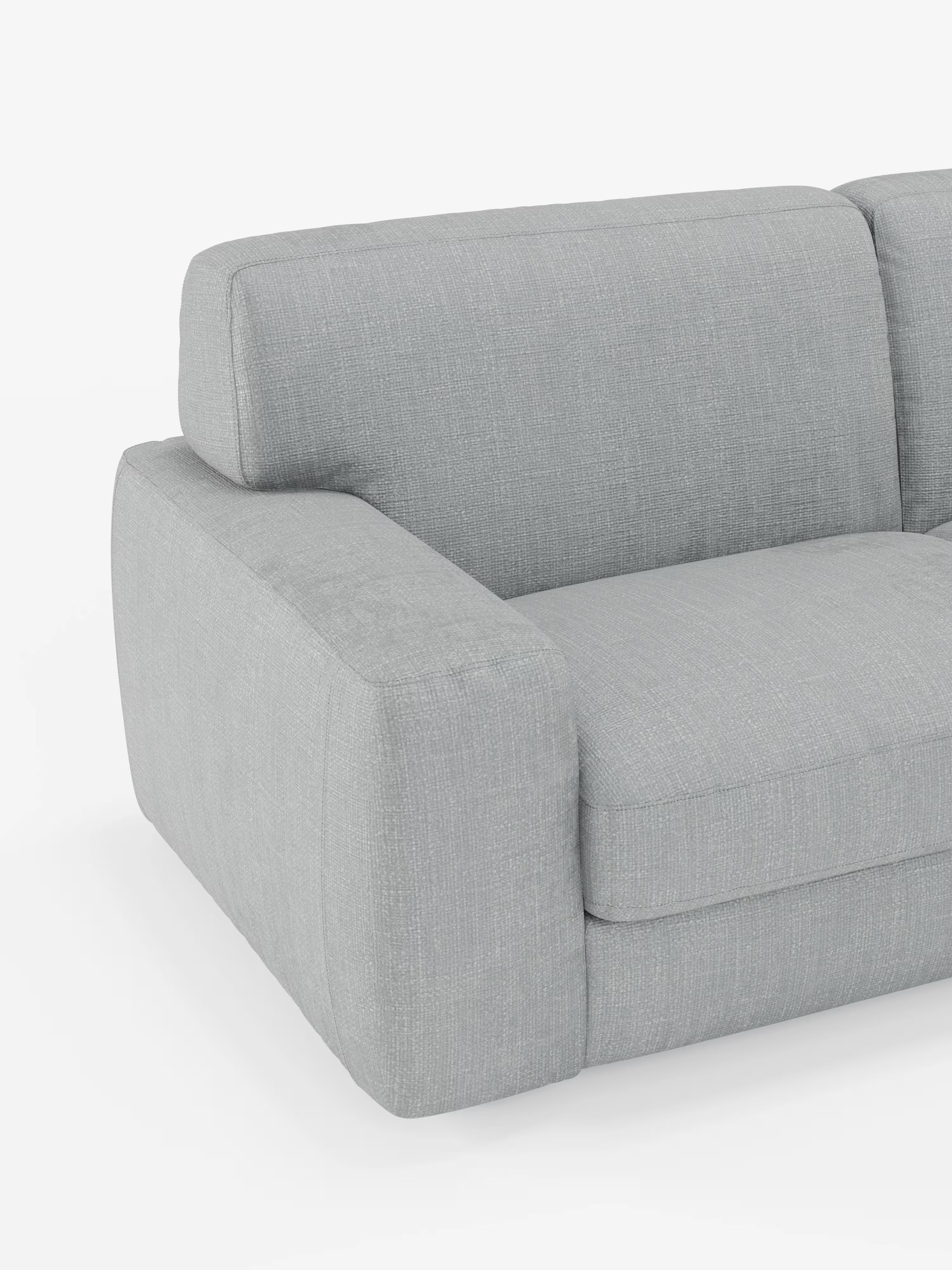 Cloud Divano letto moderno con materasso alto 17 cm - 2 posti e 3 posti in tessuto impermeabile