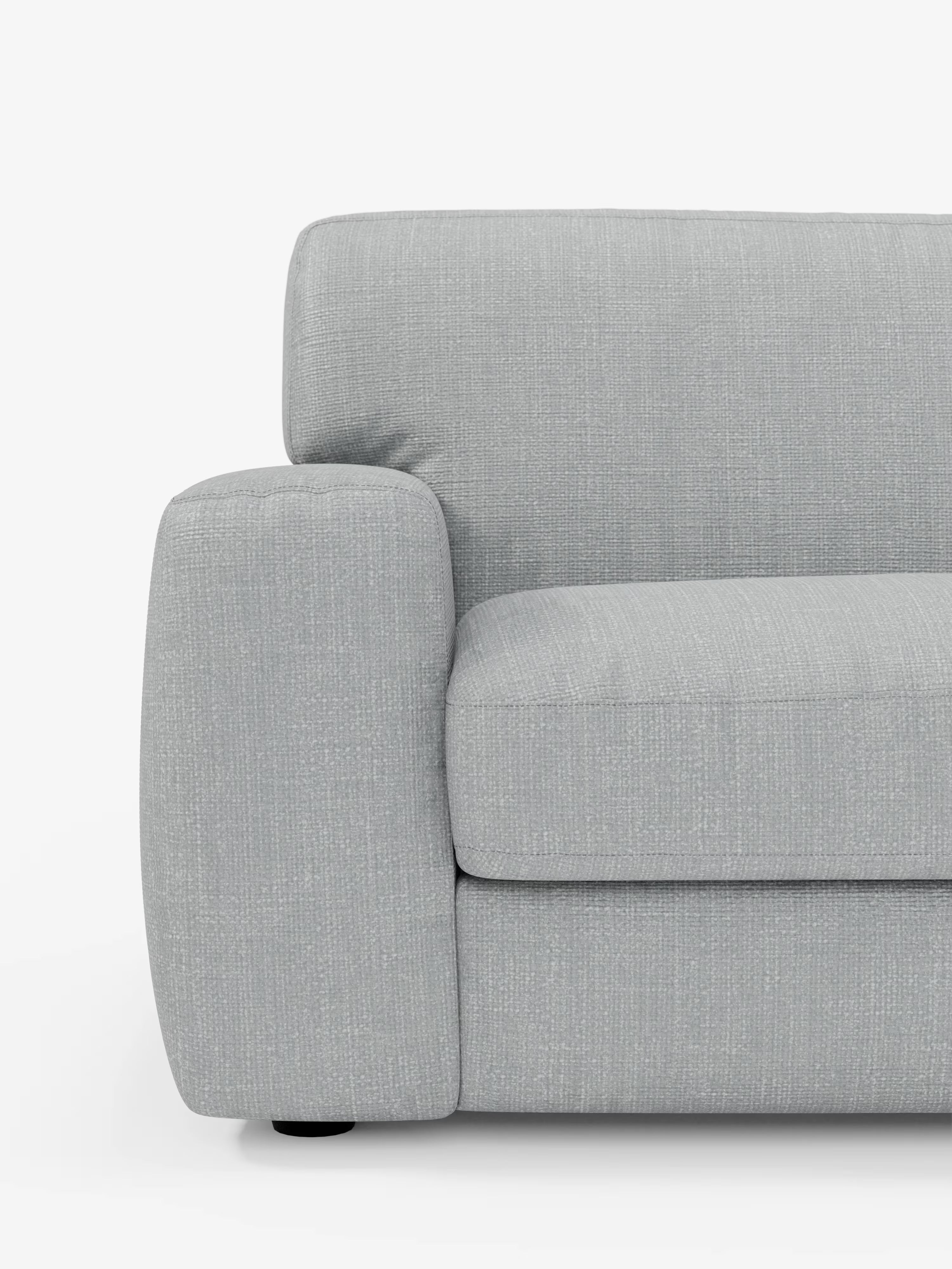 Cloud Divano letto moderno con materasso alto 17 cm - 2 posti e 3 posti in tessuto impermeabile