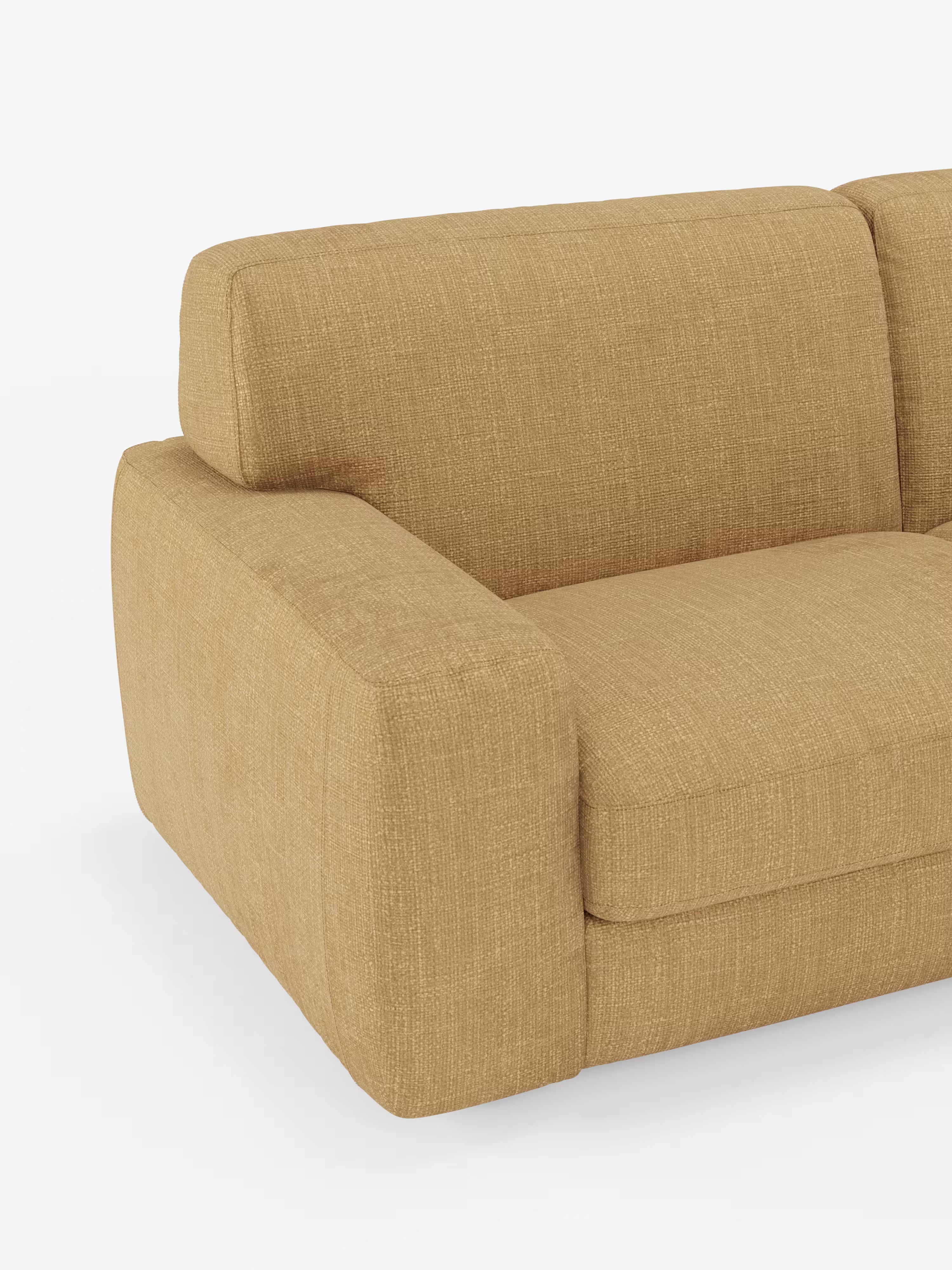 Cloud Divano letto moderno con materasso alto 17 cm - 2 posti e 3 posti in tessuto impermeabile