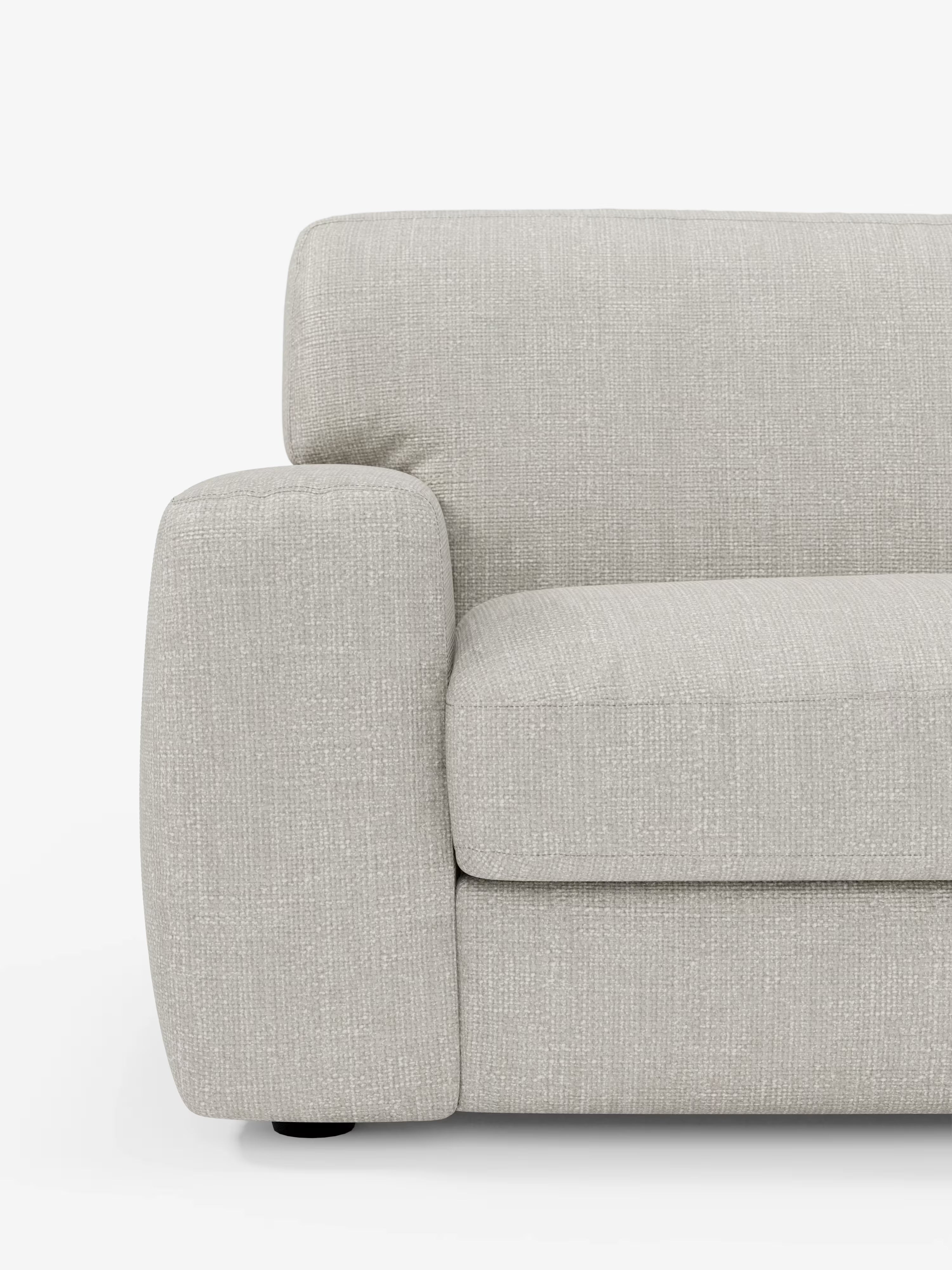 Cloud Divano letto moderno con materasso alto 17 cm - 2 posti e 3 posti in tessuto impermeabile