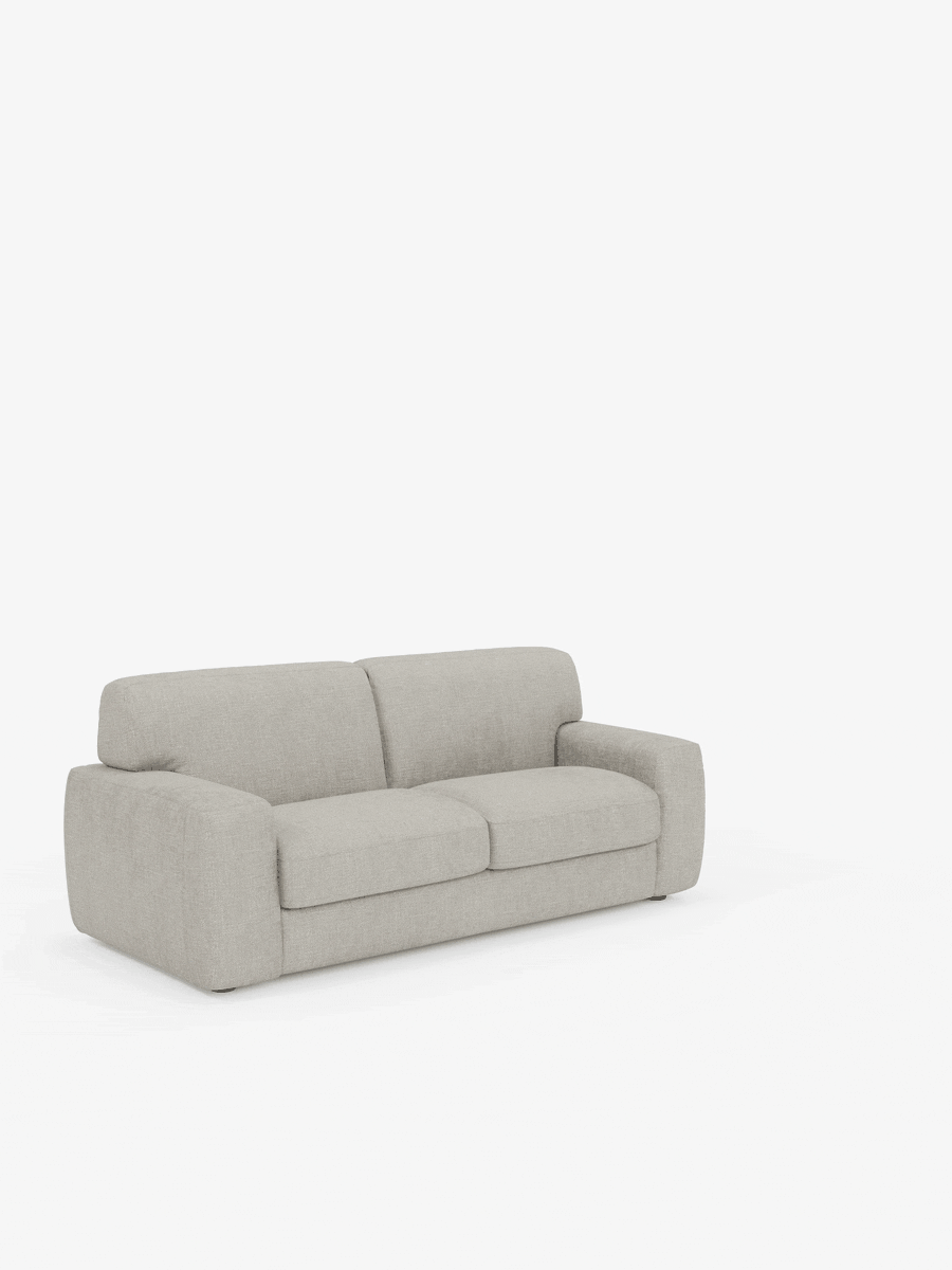 Cloud Divano letto moderno con materasso alto 17 cm - 2 posti e 3 posti in tessuto impermeabile