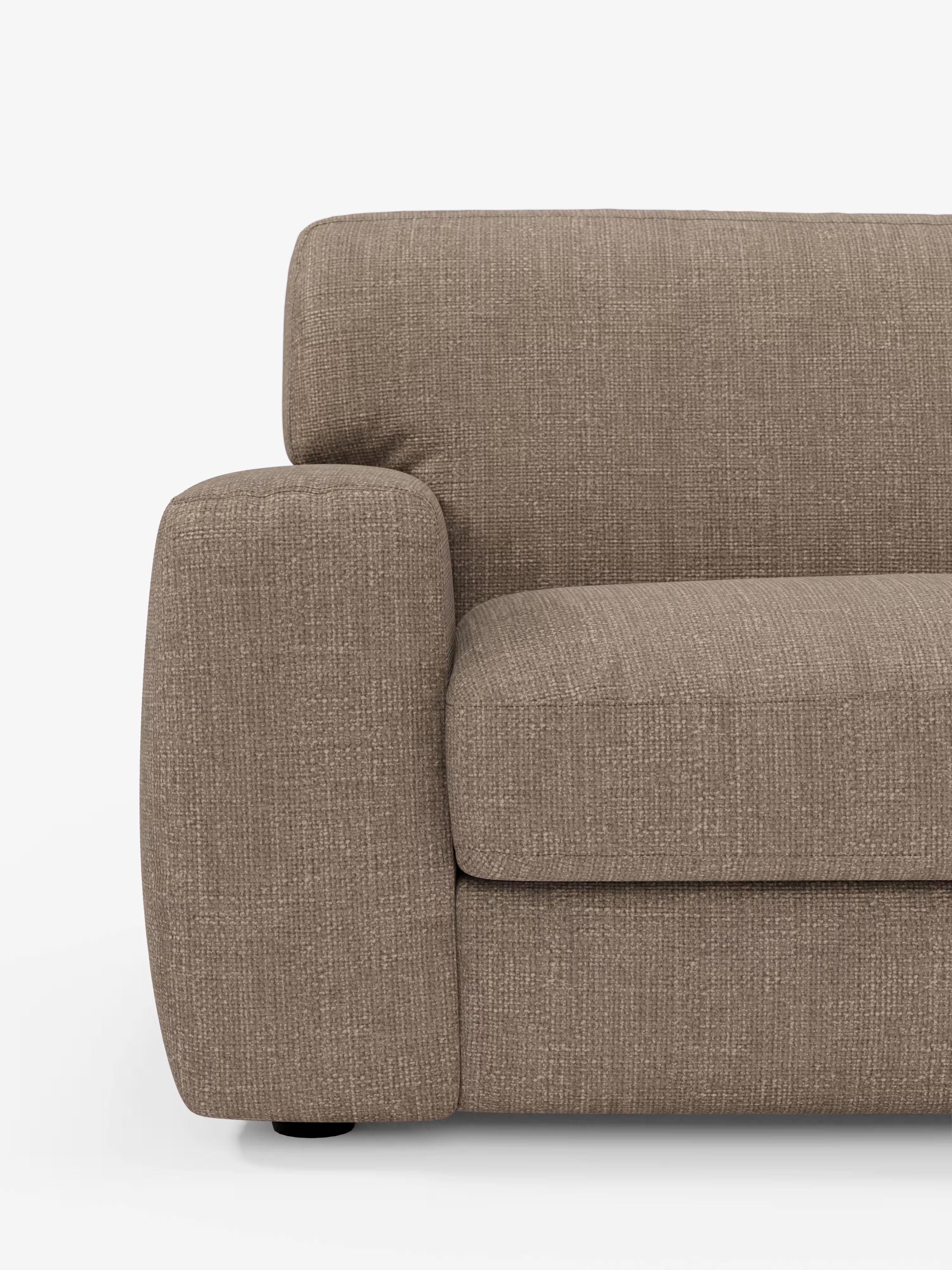 Cloud Divano letto moderno con materasso alto 17 cm - 2 posti e 3 posti in tessuto impermeabile