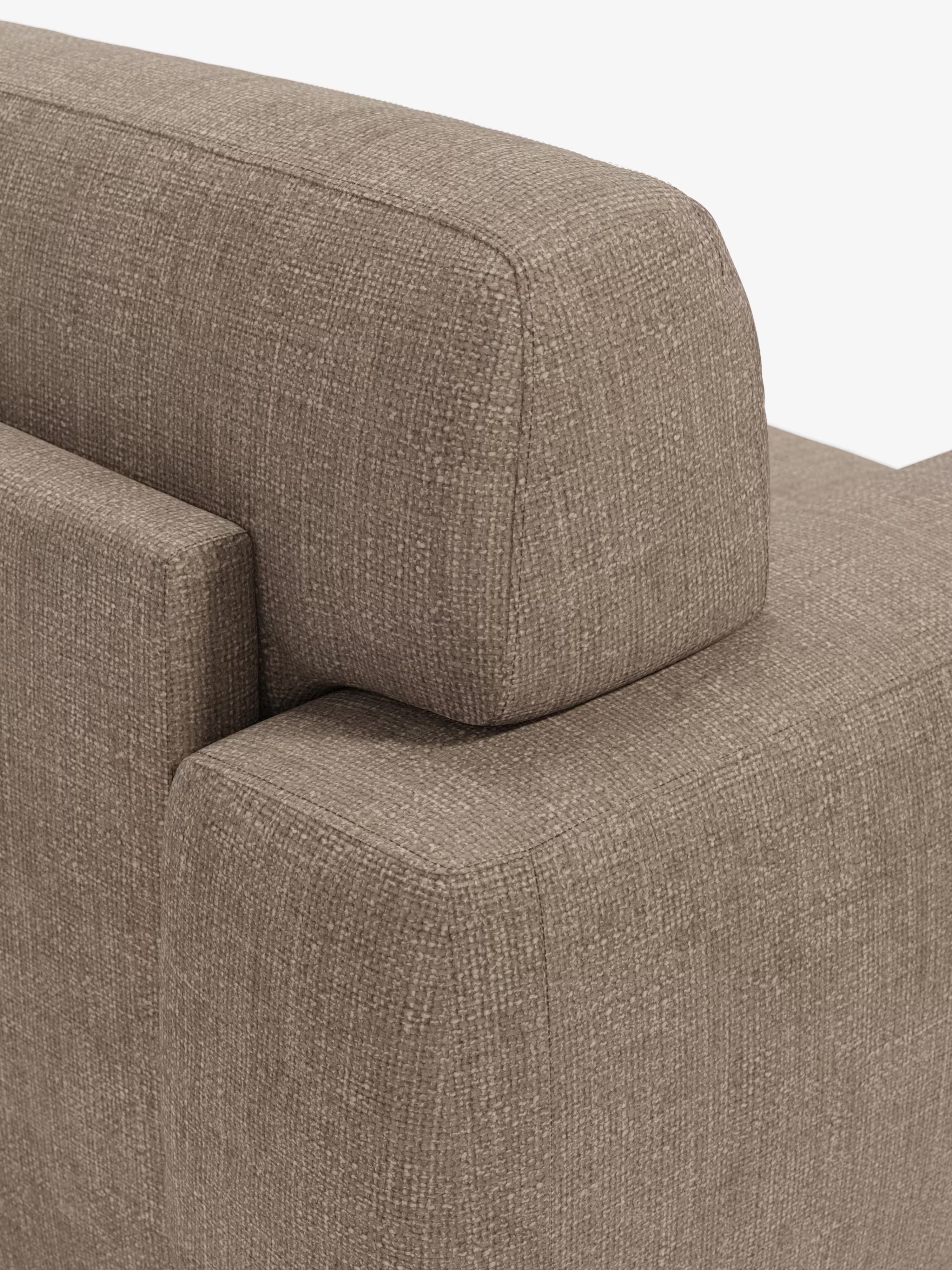 Cloud Divano letto moderno con materasso alto 17 cm - 2 posti e 3 posti in tessuto impermeabile