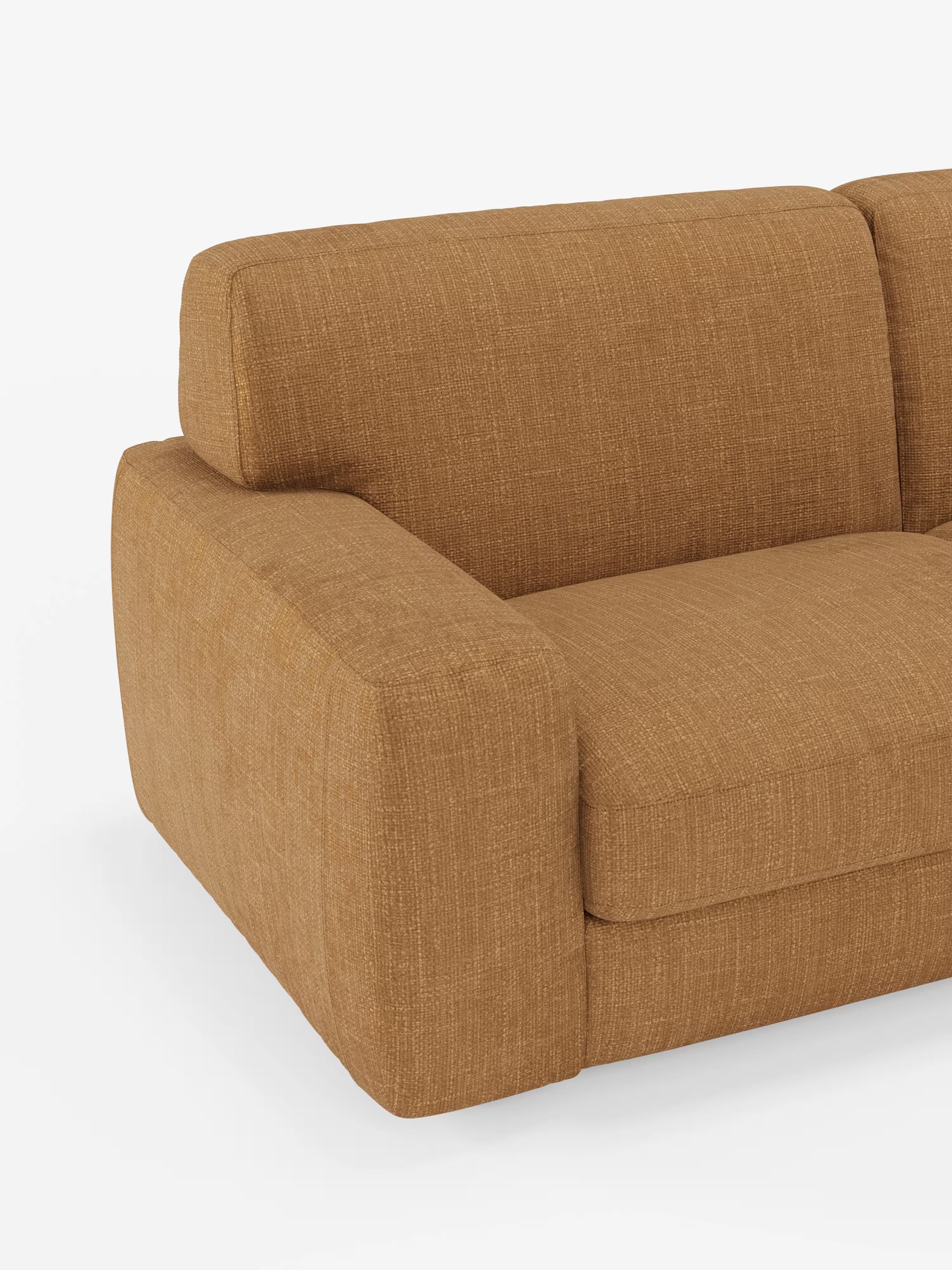 Cloud Divano letto moderno con materasso alto 17 cm - 2 posti e 3 posti in tessuto impermeabile