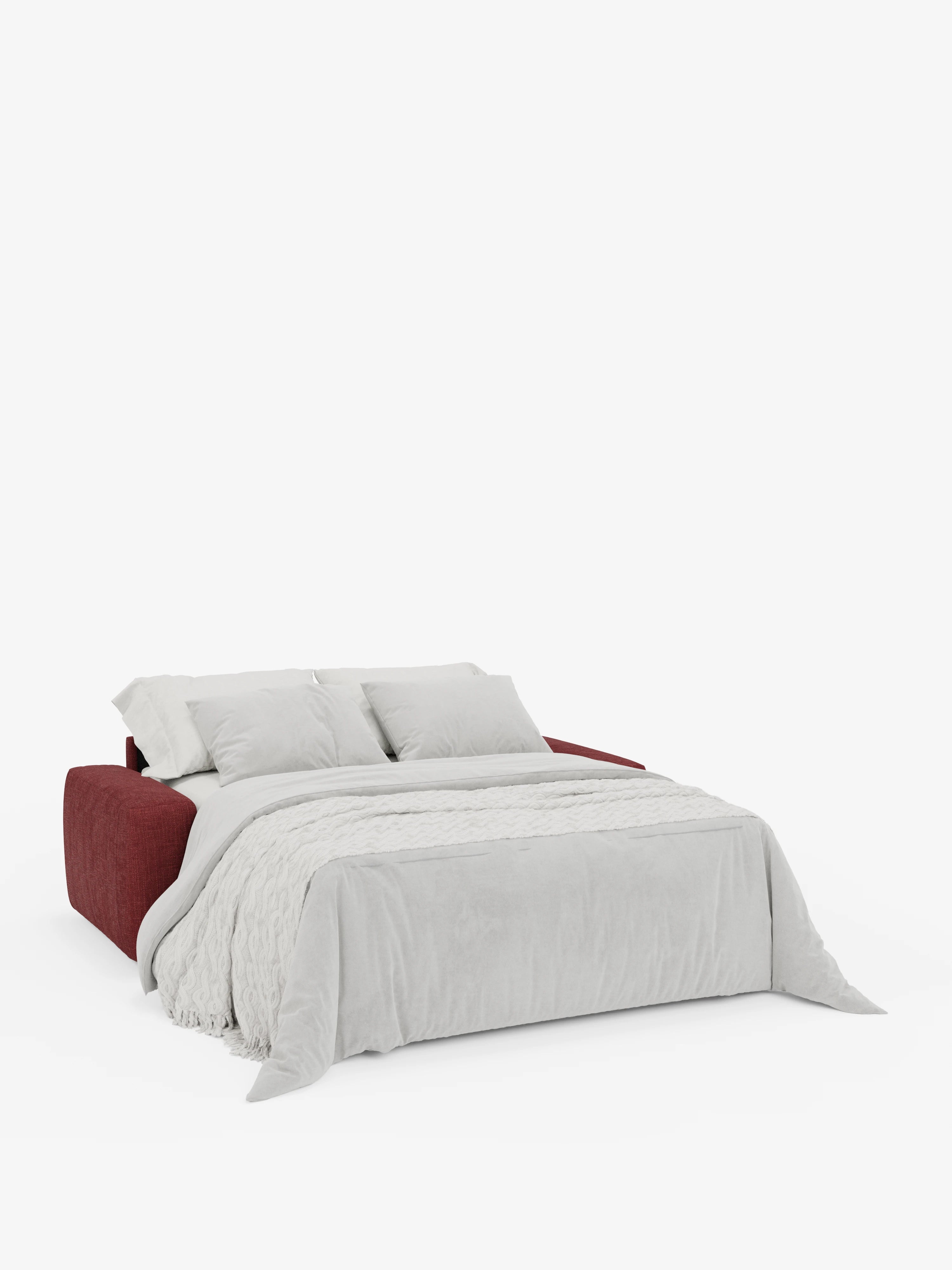Cloud Divano letto moderno con materasso alto 17 cm - 2 posti e 3 posti in tessuto impermeabile