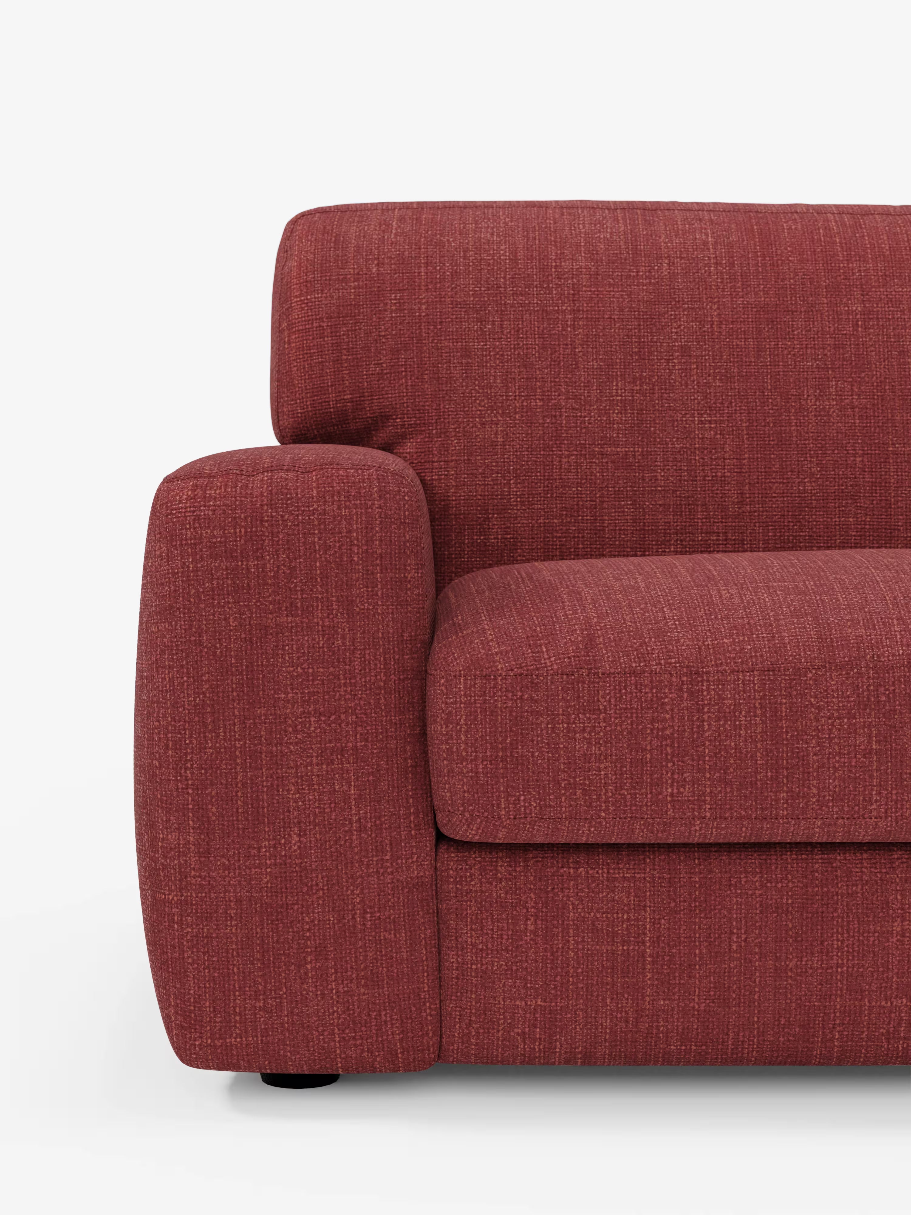 Cloud Divano letto moderno con materasso alto 17 cm - 2 posti e 3 posti in tessuto impermeabile