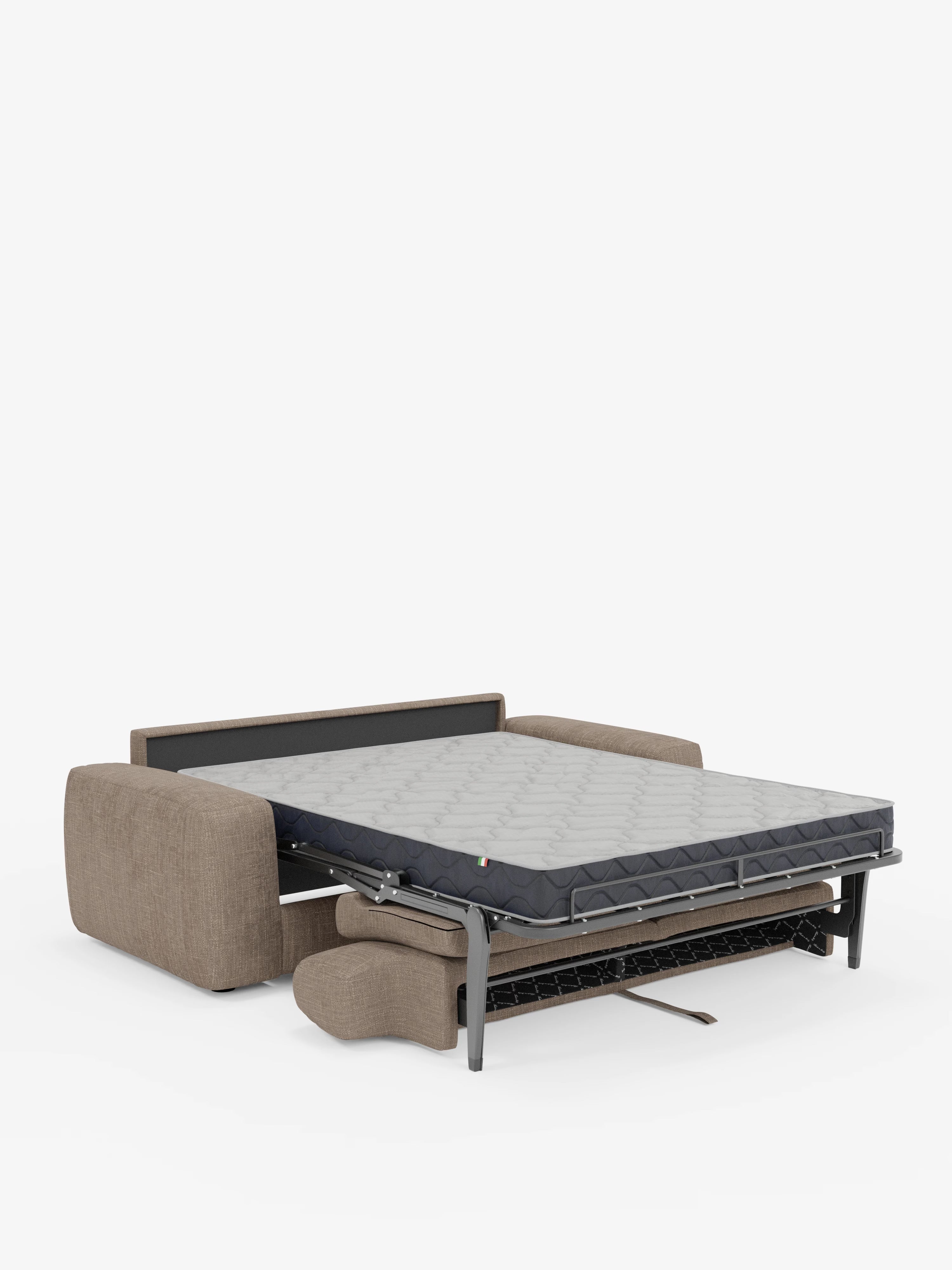 Cloud Divano letto moderno con materasso alto 17 cm - 2 posti e 3 posti in tessuto impermeabile