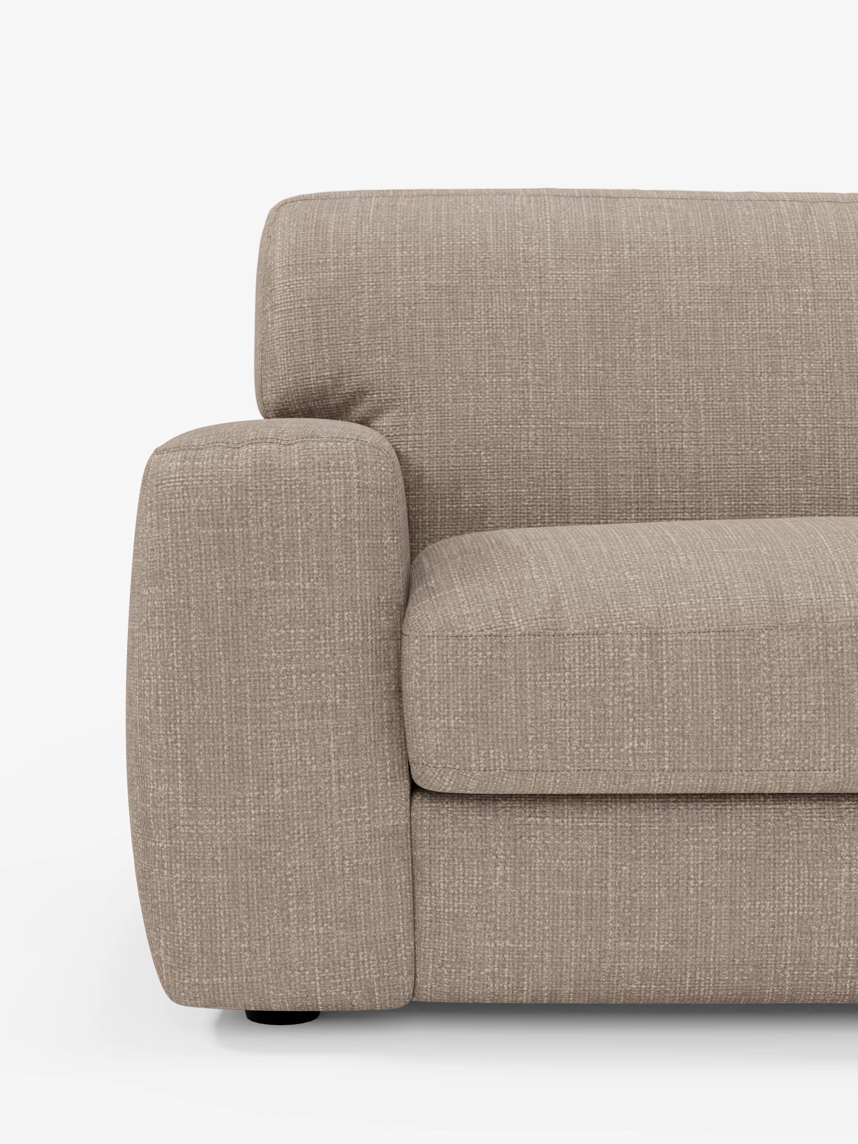 Cloud Divano letto moderno con materasso alto 17 cm - 2 posti e 3 posti in tessuto impermeabile