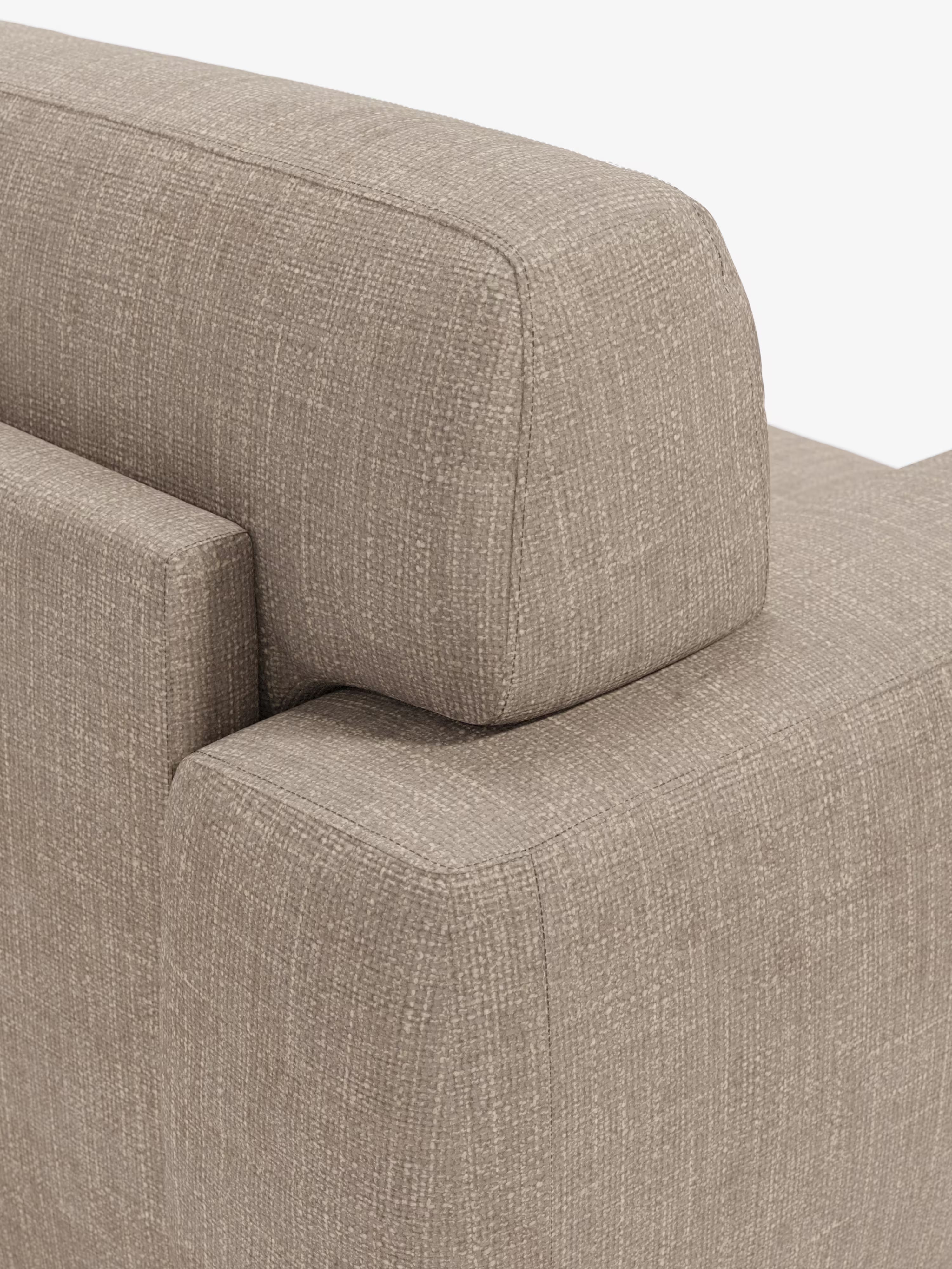 Cloud Divano letto moderno con materasso alto 17 cm - 2 posti e 3 posti in tessuto impermeabile