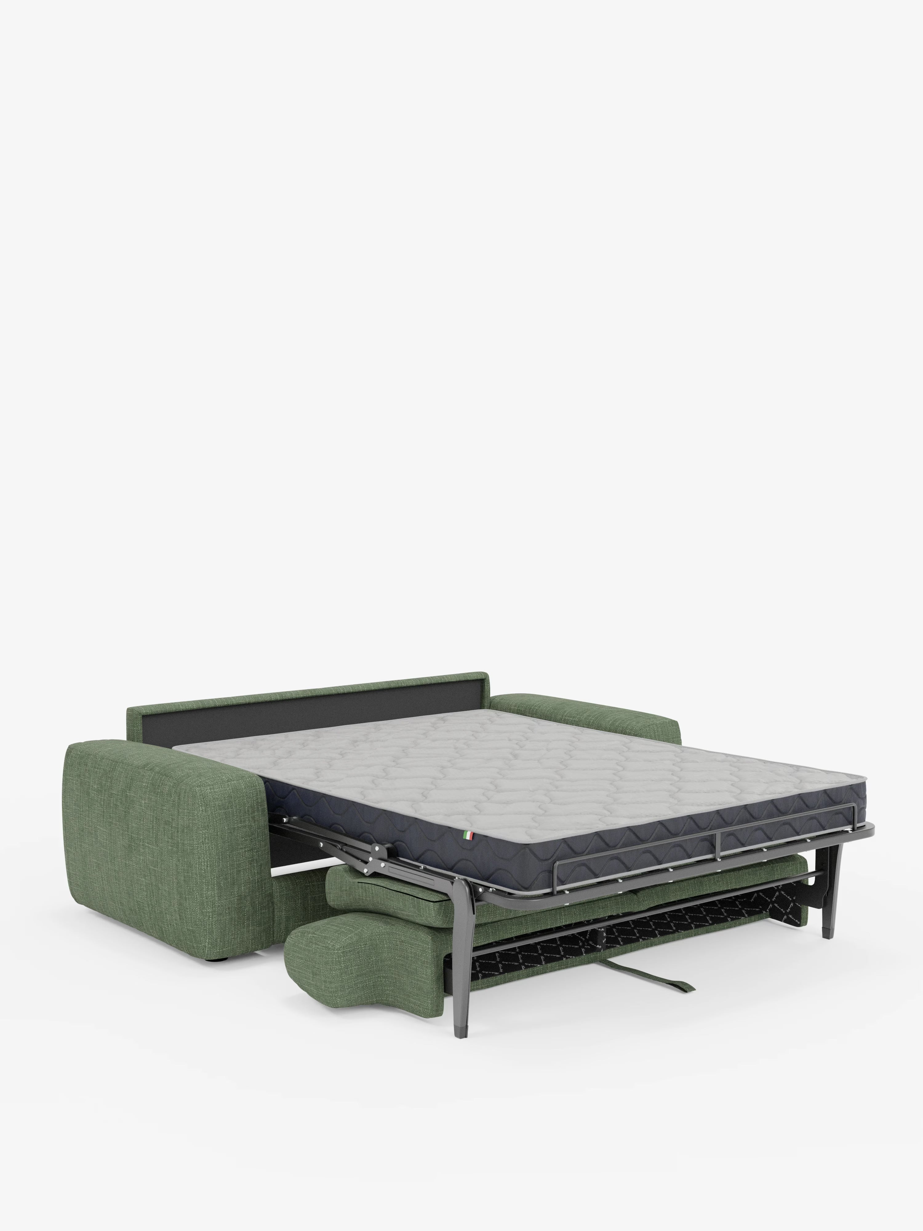 Cloud Divano letto moderno con materasso alto 17 cm - 2 posti e 3 posti in tessuto impermeabile