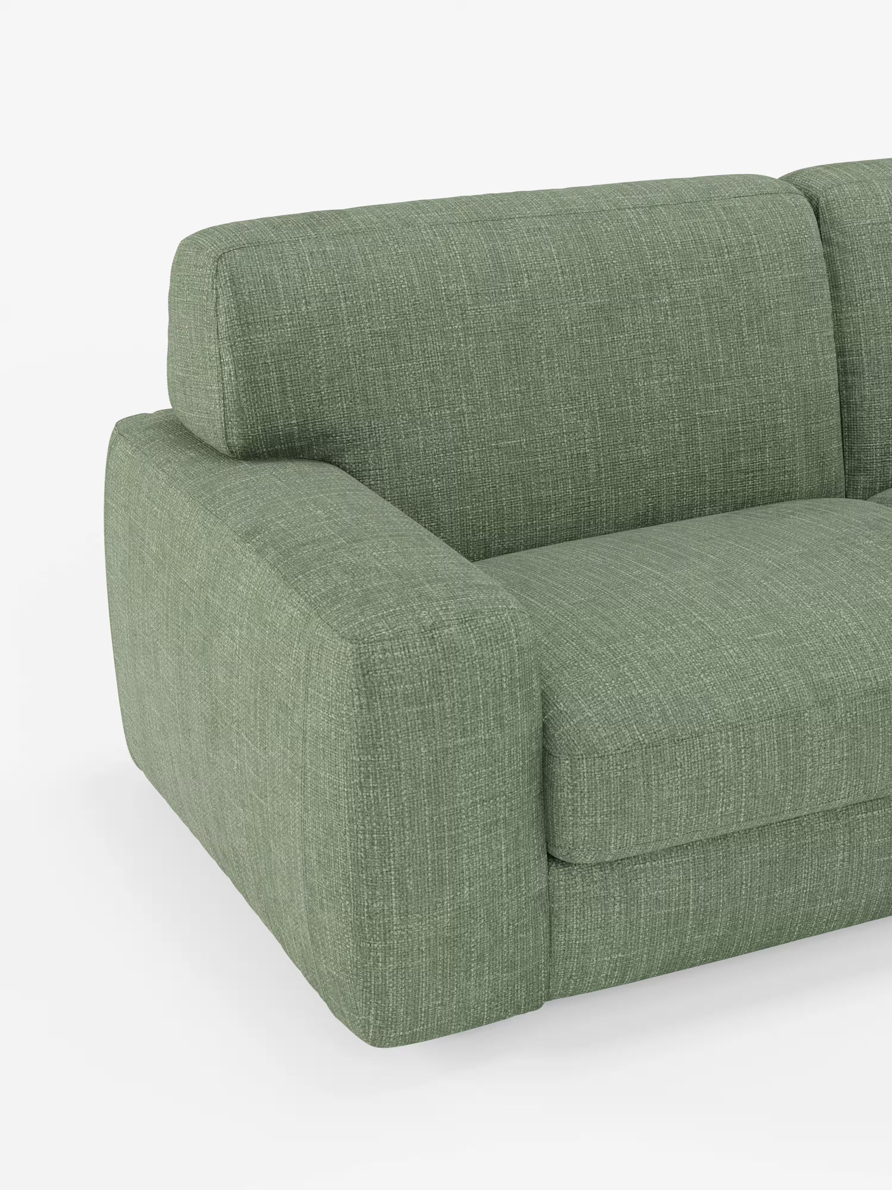 Cloud Divano letto moderno con materasso alto 17 cm - 2 posti e 3 posti in tessuto impermeabile