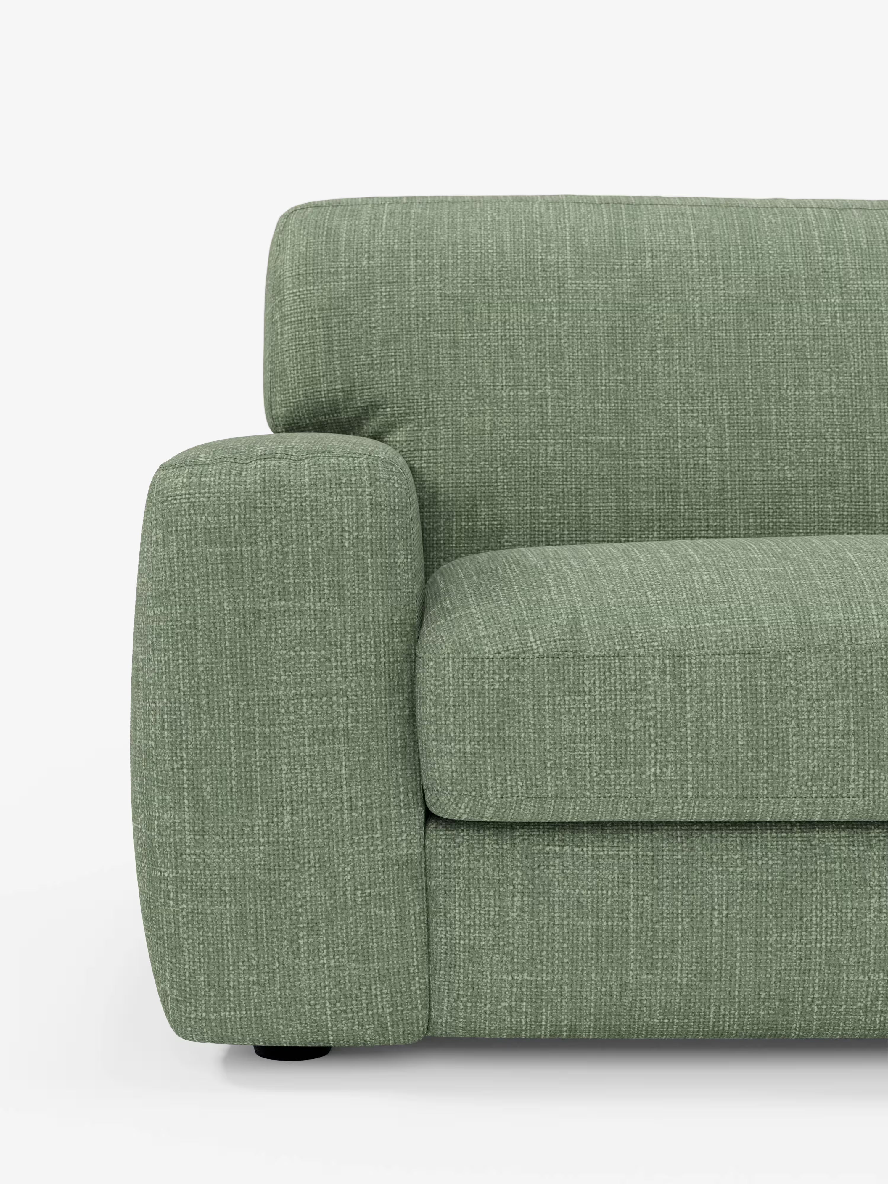 Cloud Divano letto moderno con materasso alto 17 cm - 2 posti e 3 posti in tessuto impermeabile