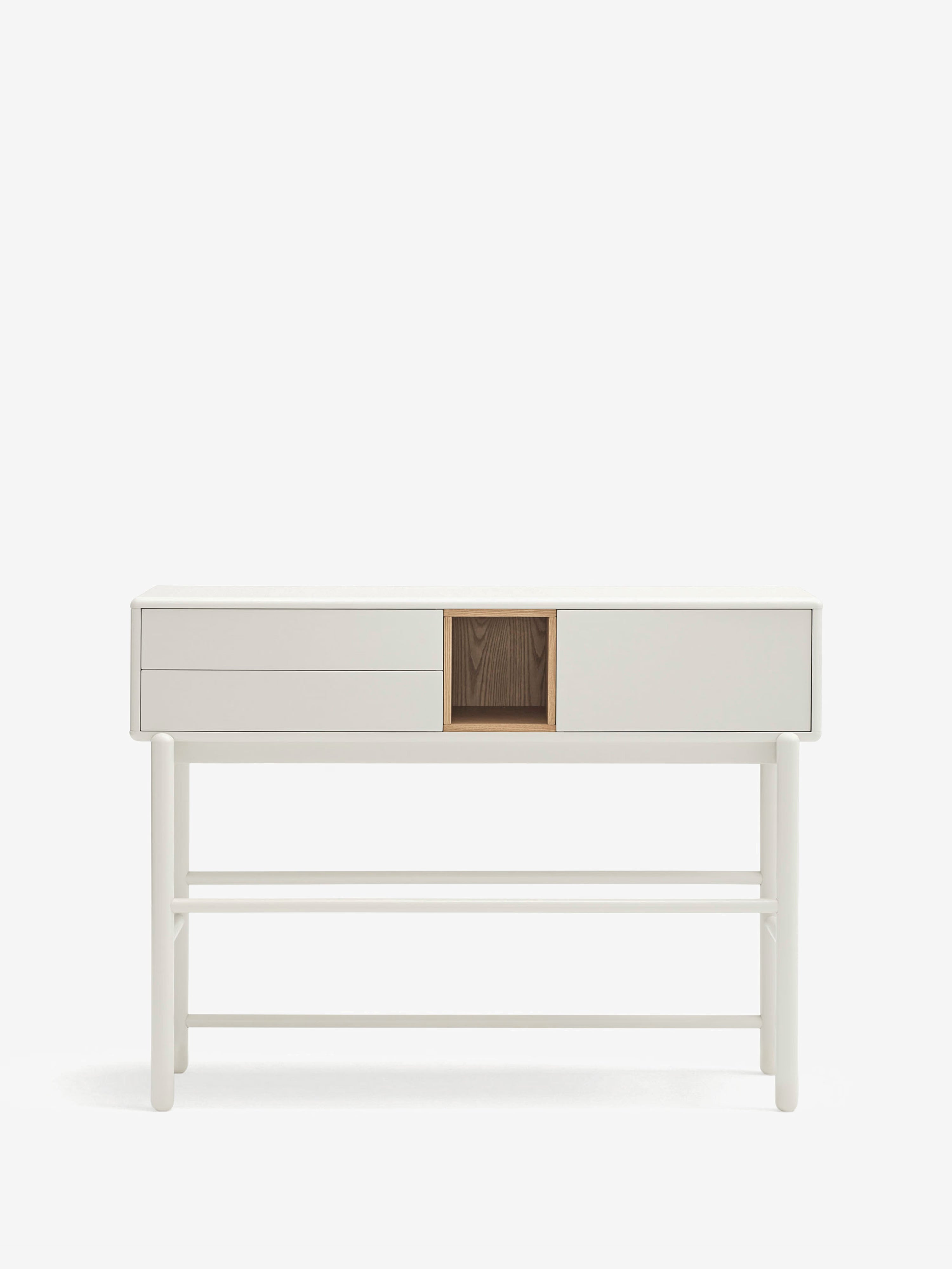 Corvo consola crema para entrada y salón - 2 cajones 120 x 90 cm