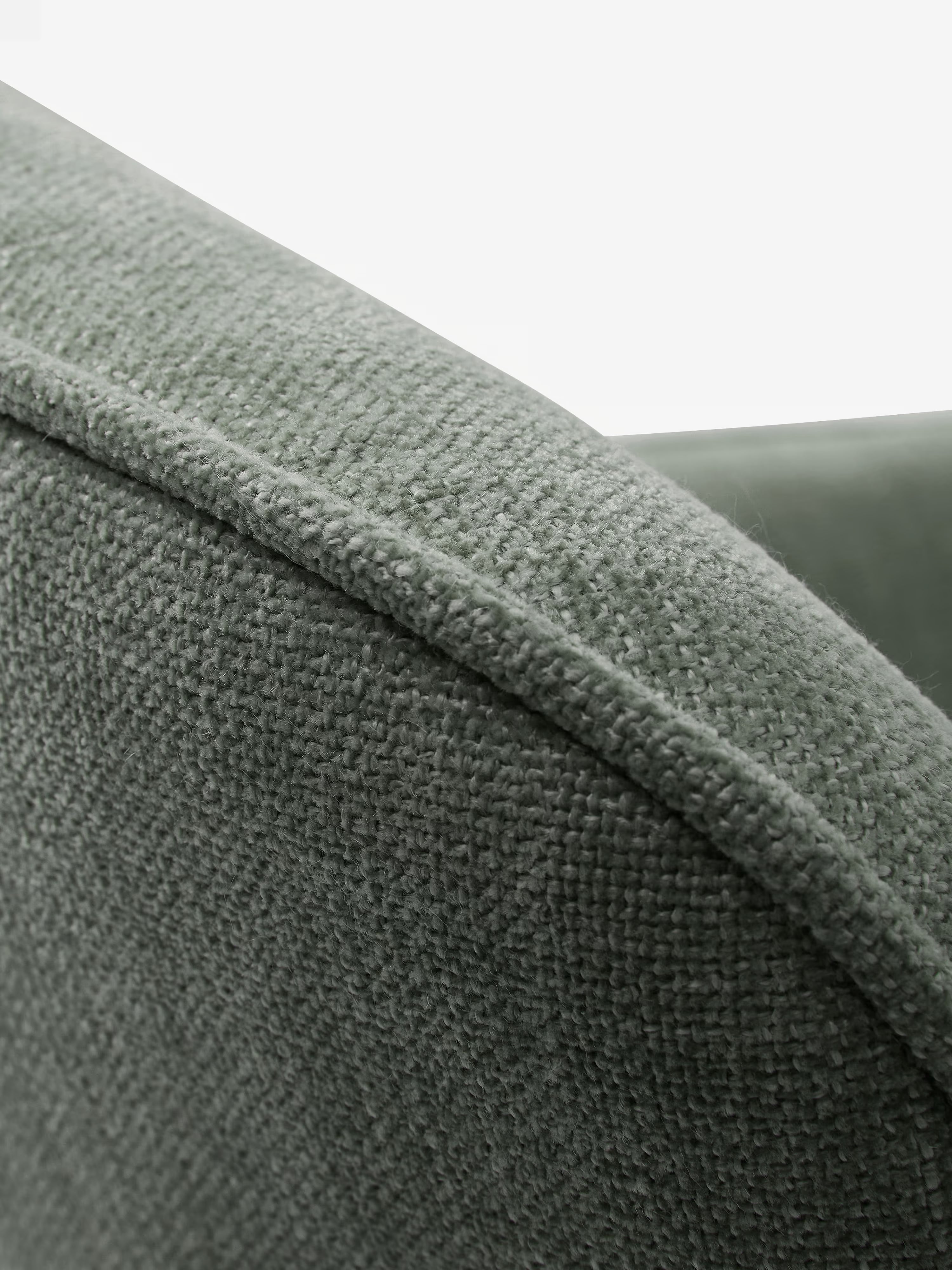 Cowley gepolsterter Drehstuhl aus grünem Stoff und schwarzen Beinen – modernes Design