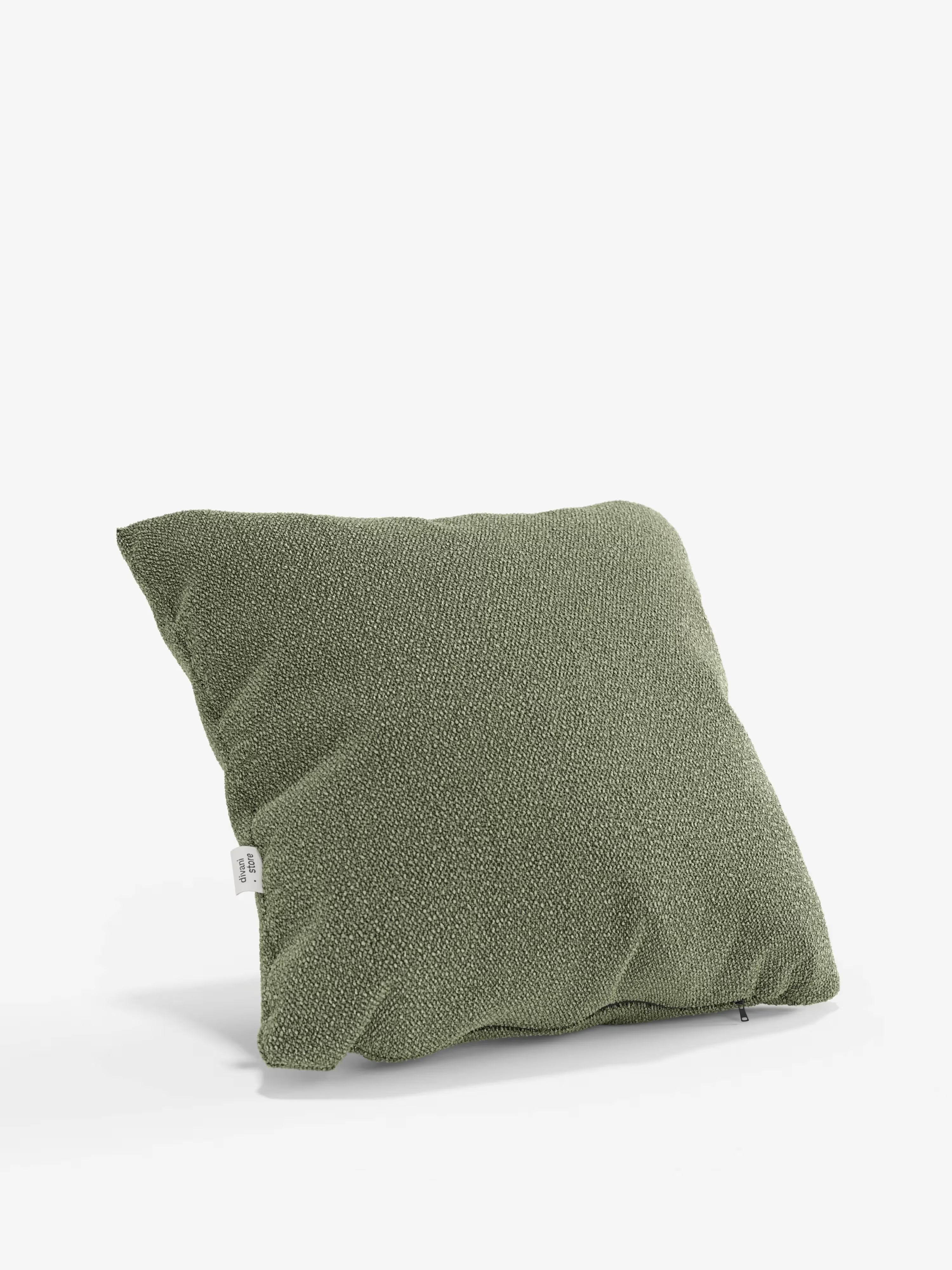 Lambada decorative square padded cushion 45x45 cm in stain-resistant cotton-effect fabric