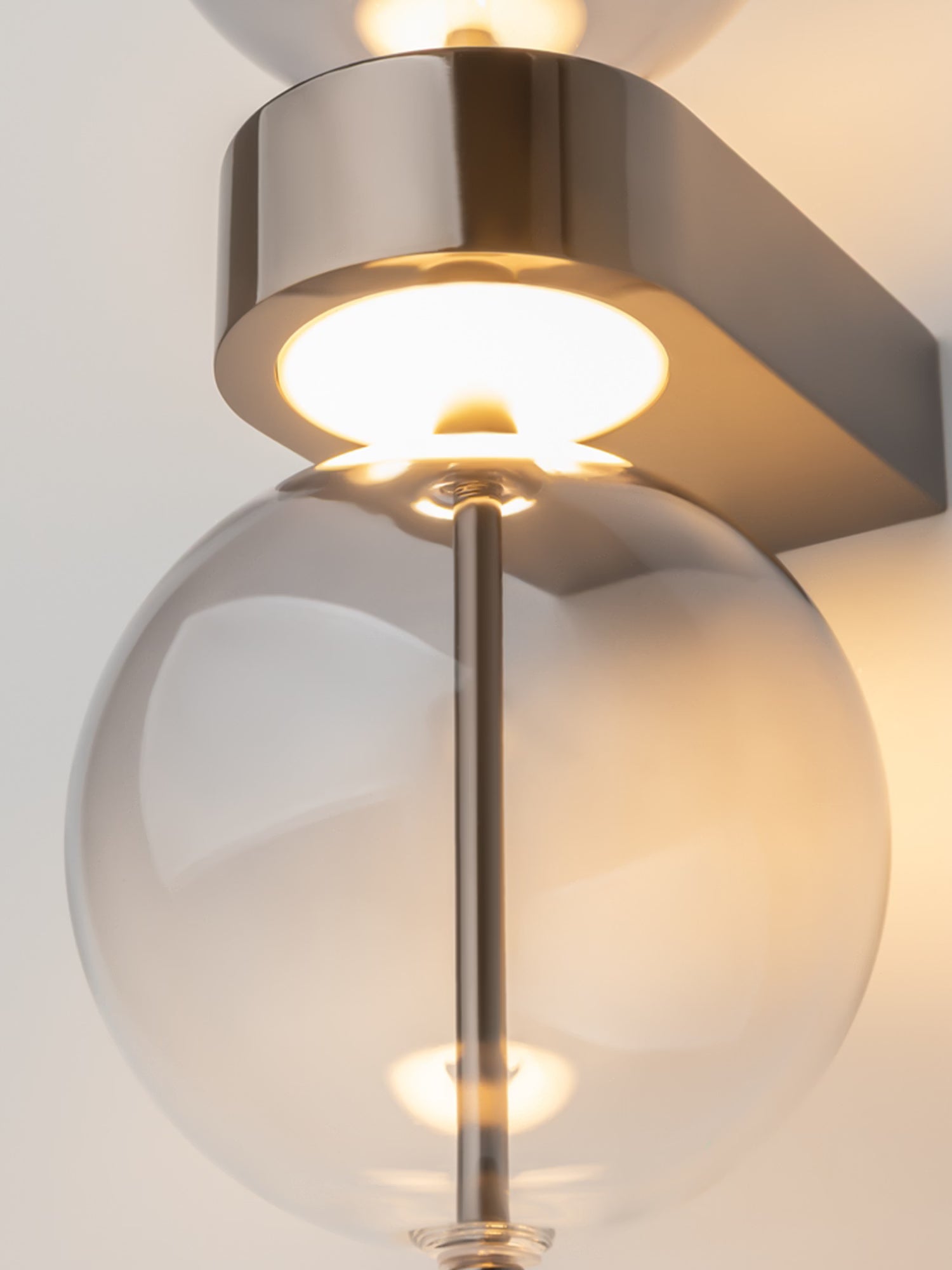 Double Moon Lámpara de pared LED decorativa de doble disco