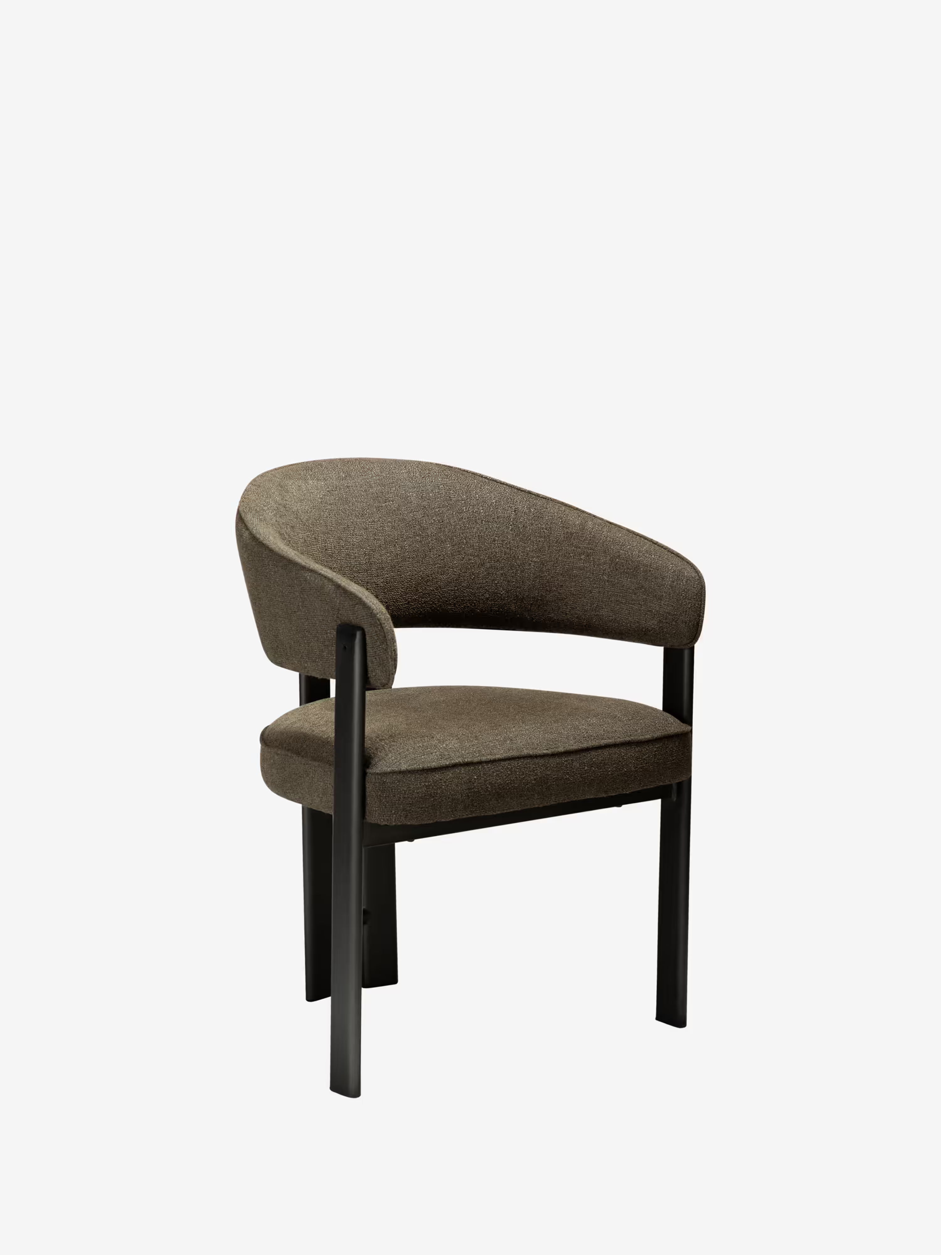 Duct Chaise avec accoudoirs élégante – design raffiné en tissu bouclé et structure en métal