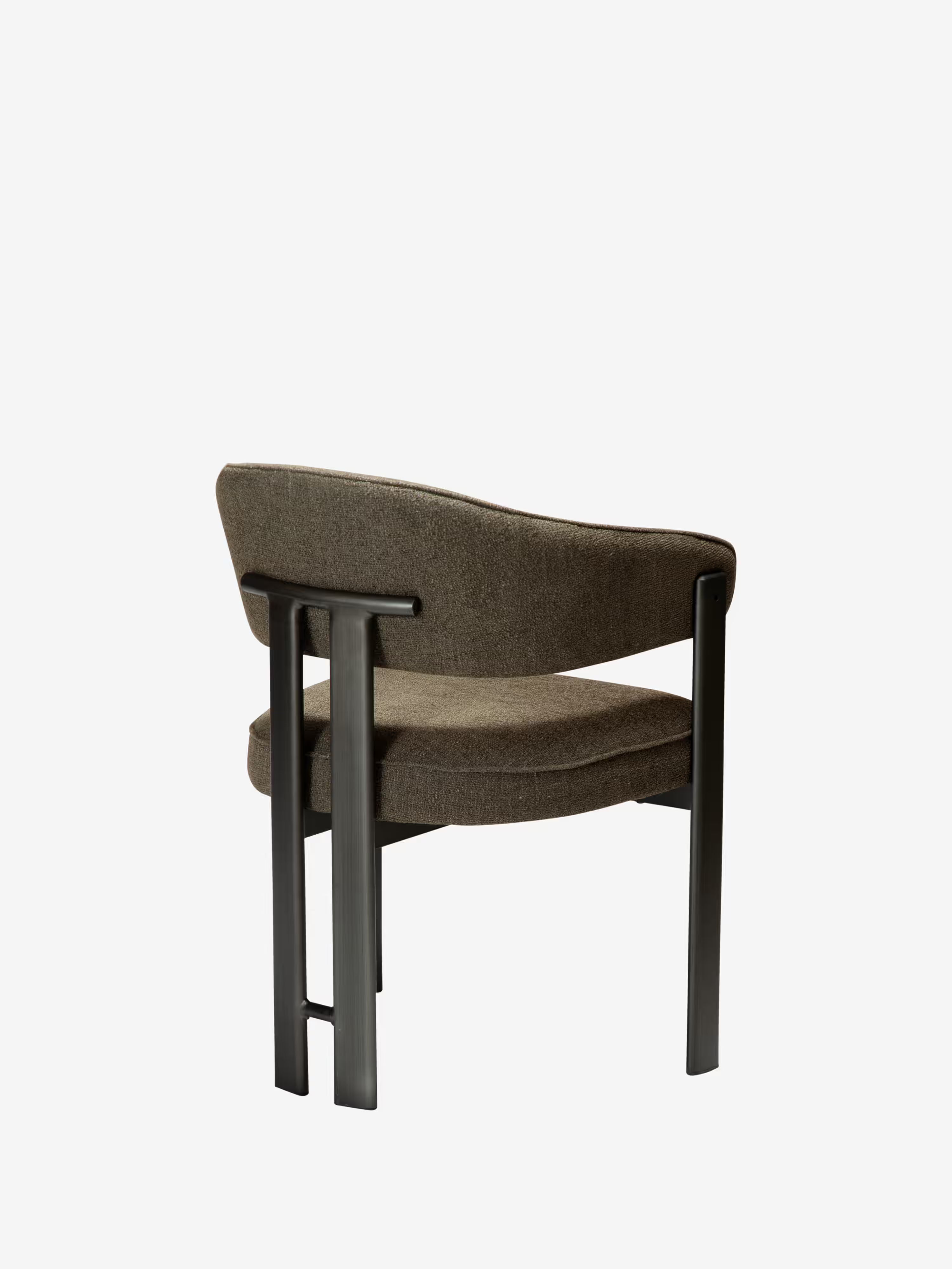 Duct Chaise avec accoudoirs élégante – design raffiné en tissu bouclé et structure en métal