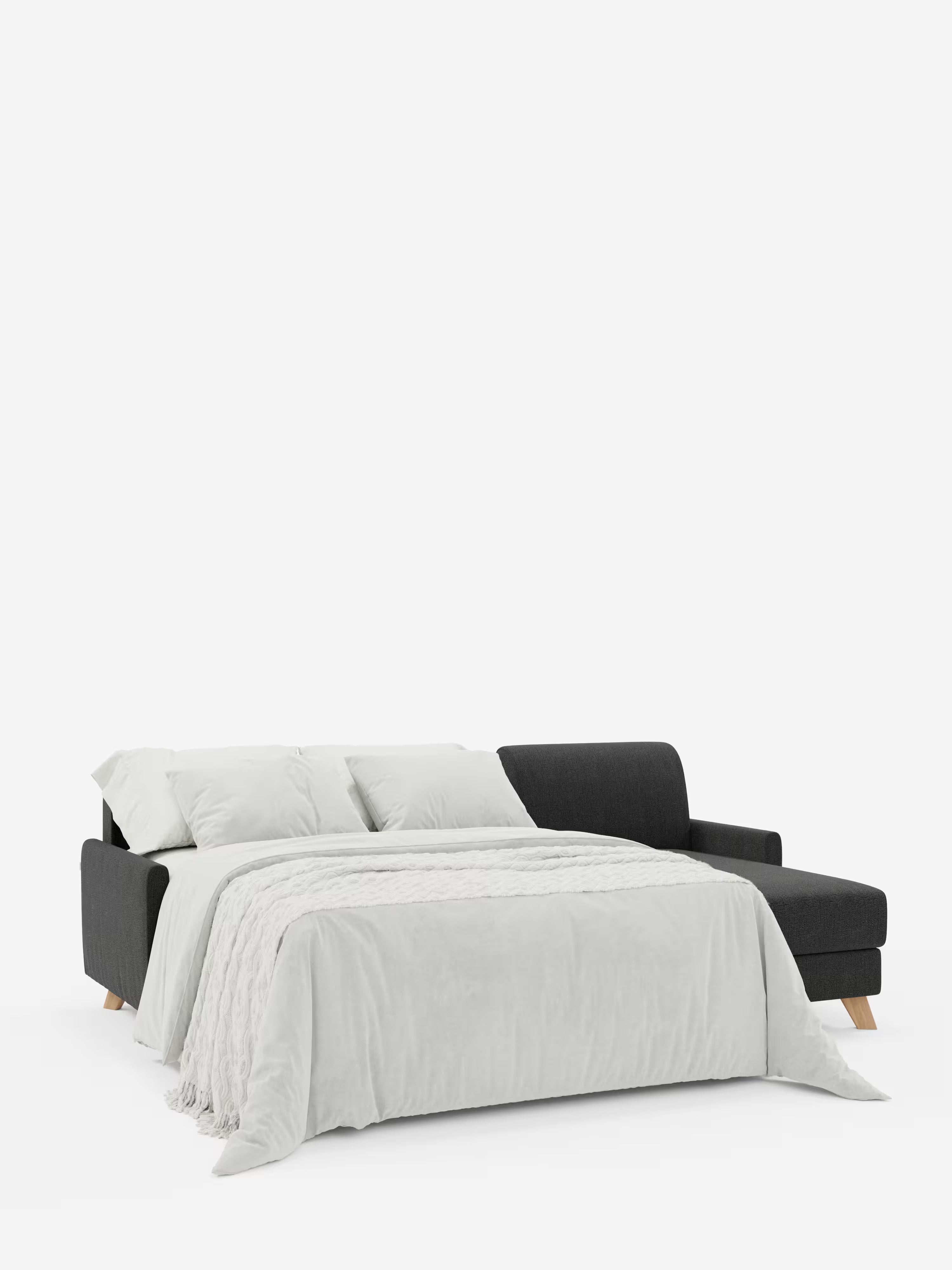 Edgar Divano letto moderno con penisola contenitore – tessuto tecnico impermeabile