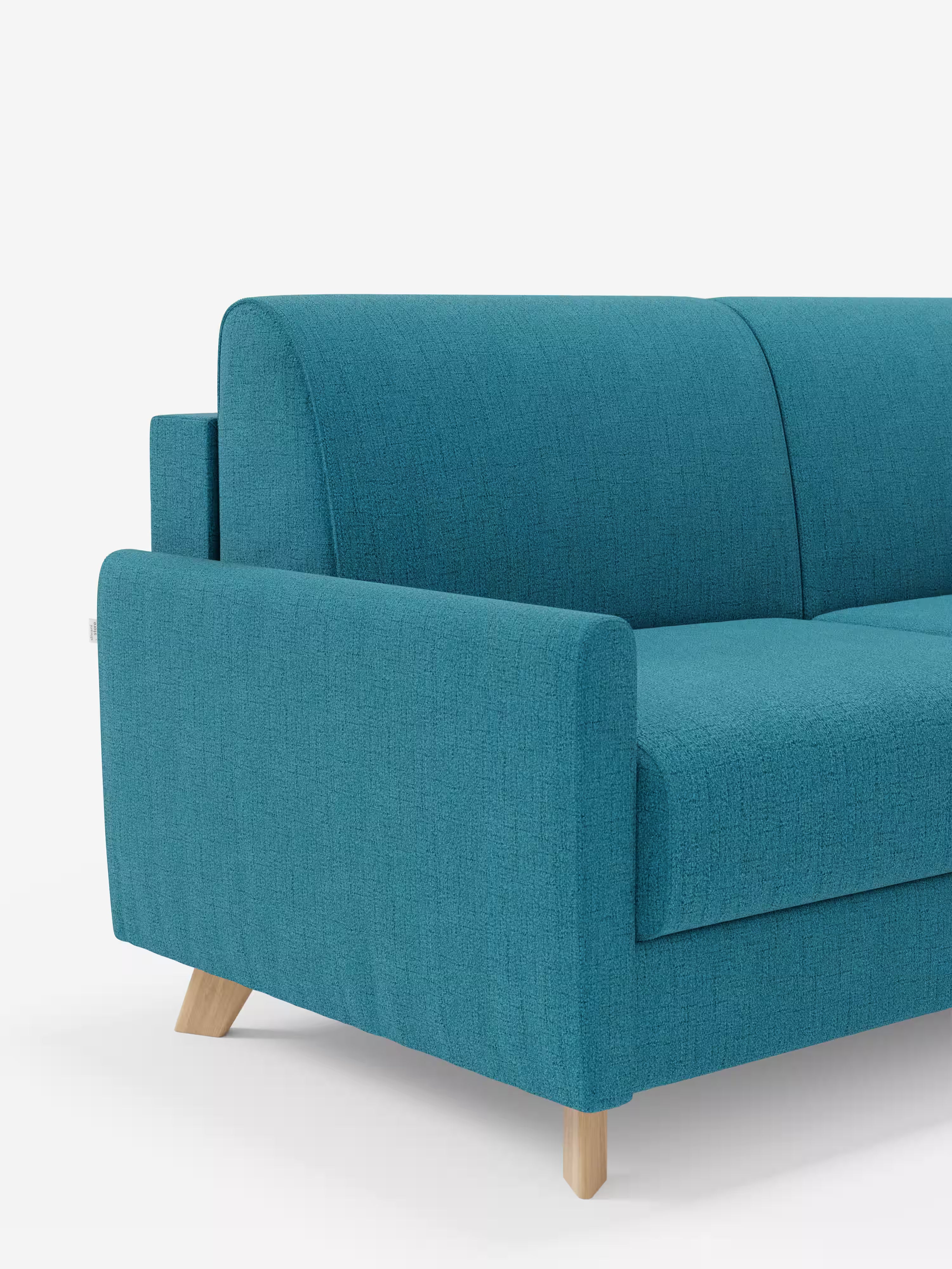 Edgar Divano letto moderno con penisola contenitore – tessuto tecnico impermeabile