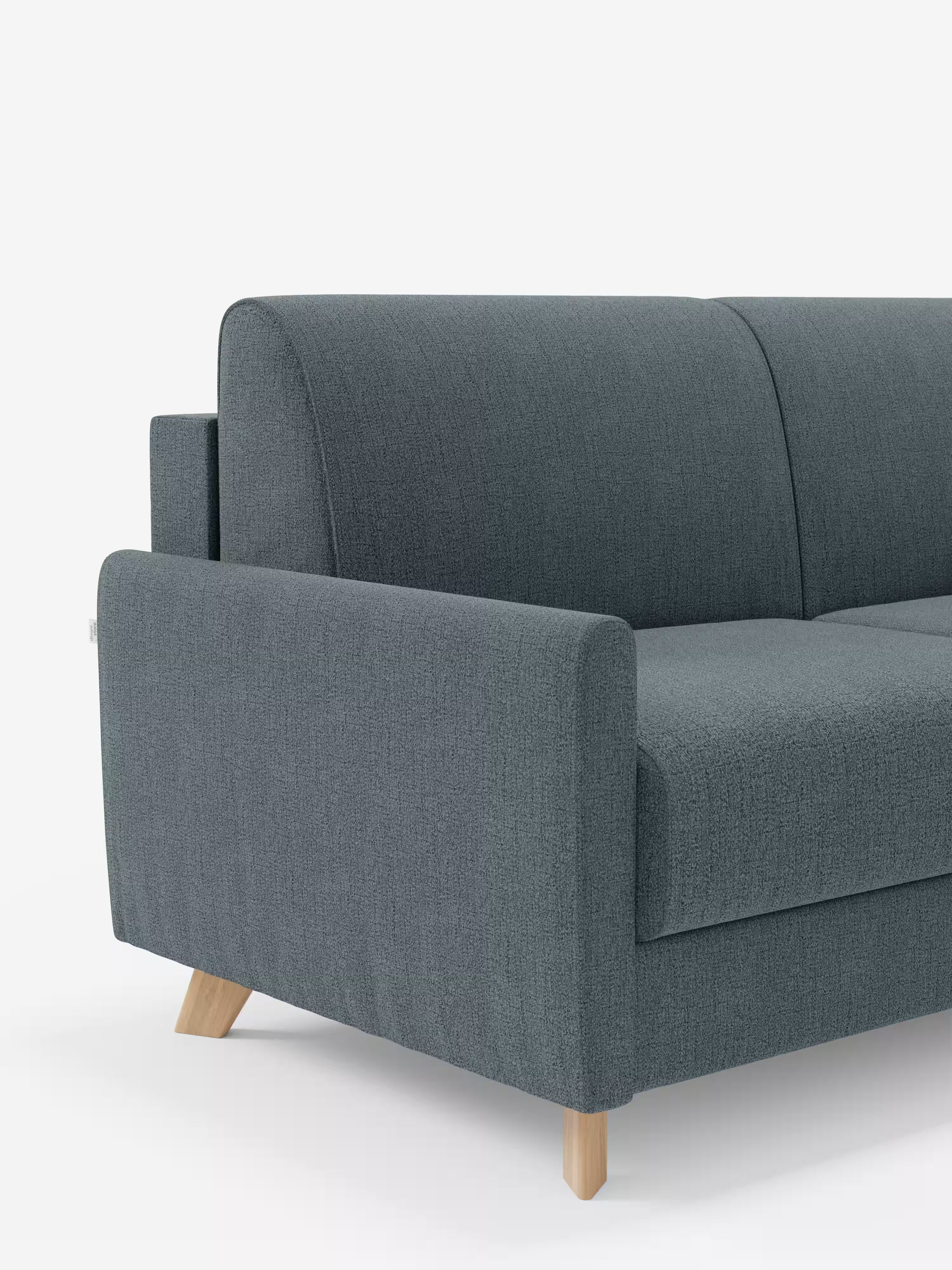 Edgar Divano letto moderno con penisola contenitore – tessuto tecnico impermeabile