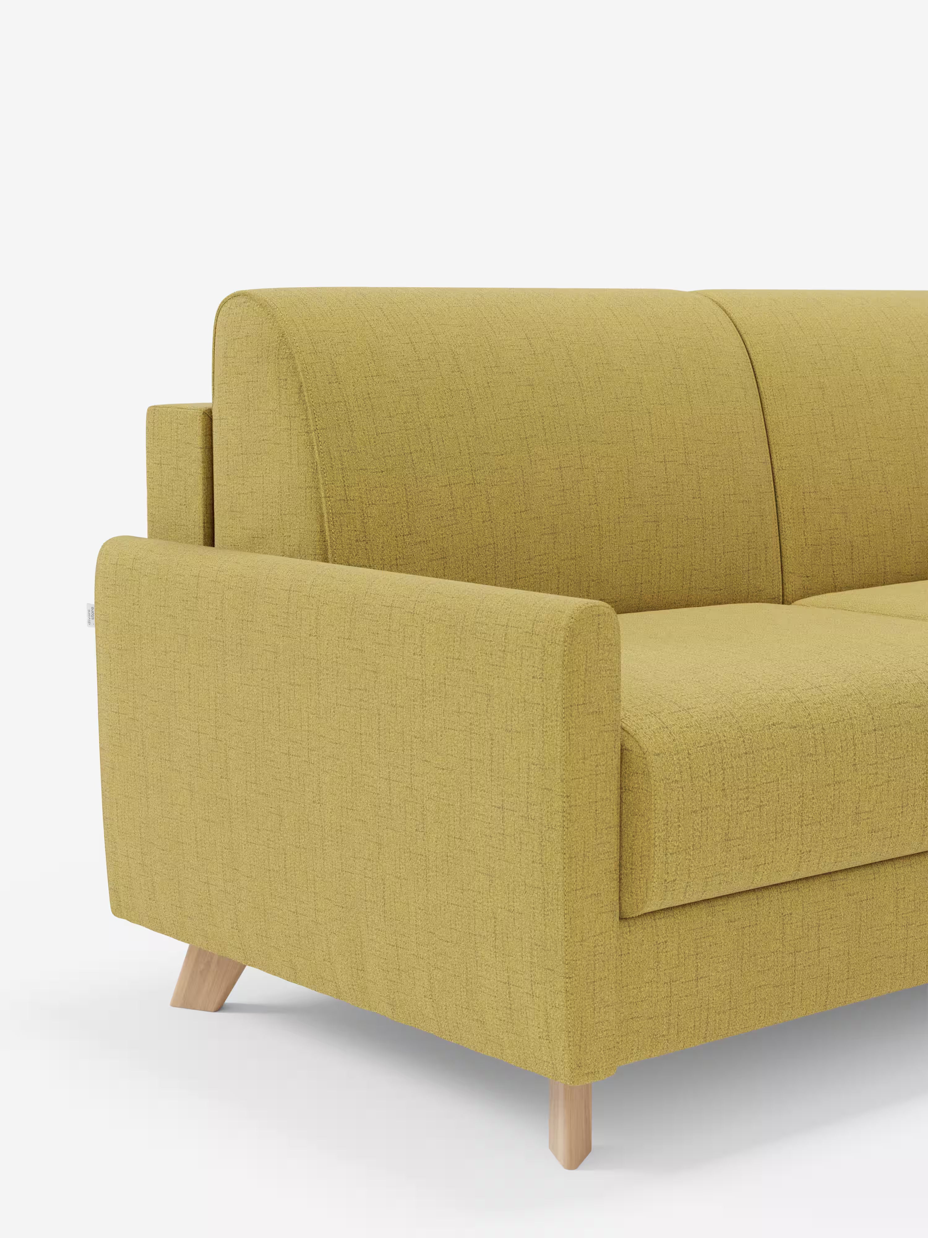 Edgar Divano letto moderno con penisola contenitore – tessuto tecnico impermeabile